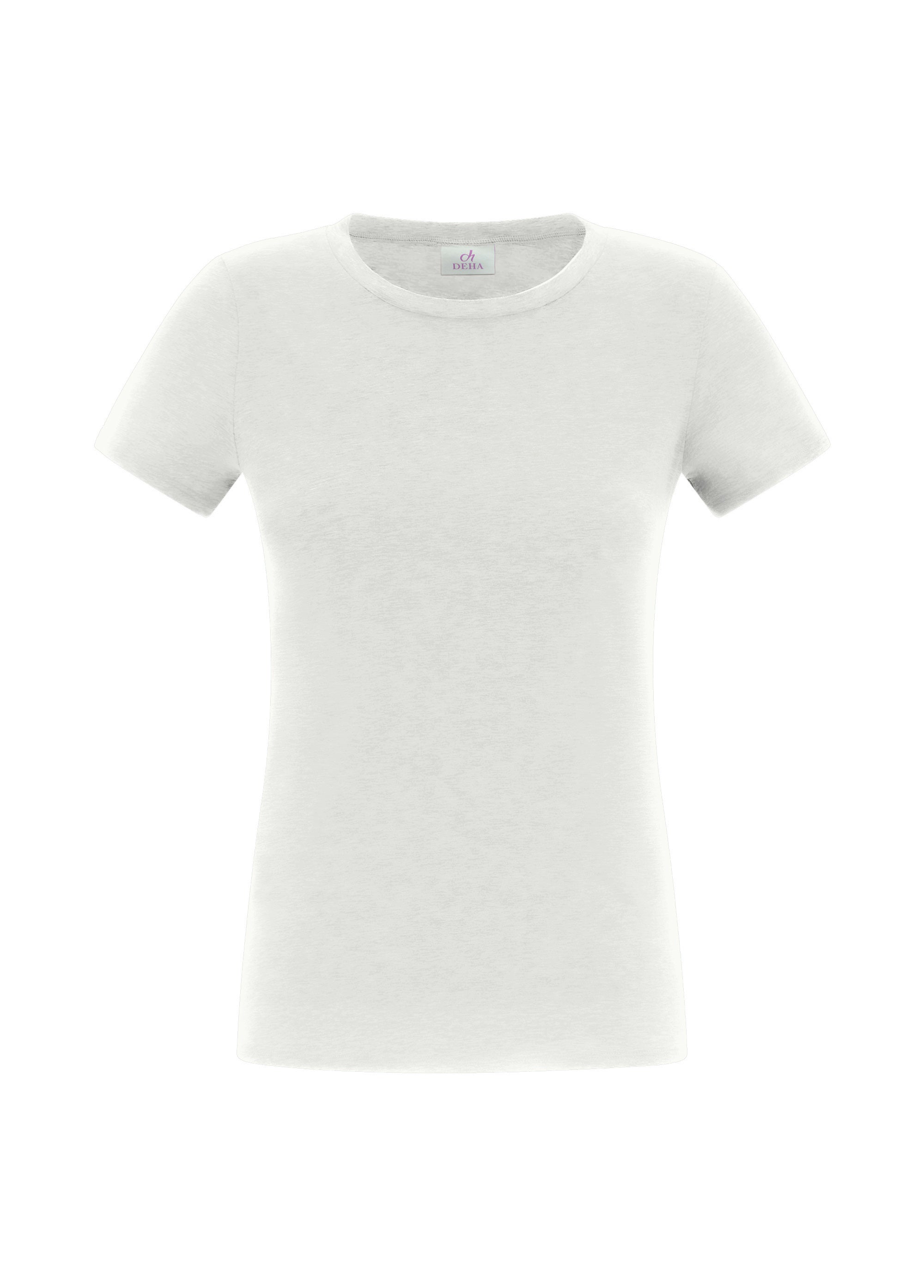 deha-t-shirt-in-cotone-organico-stretch-bianco image 1