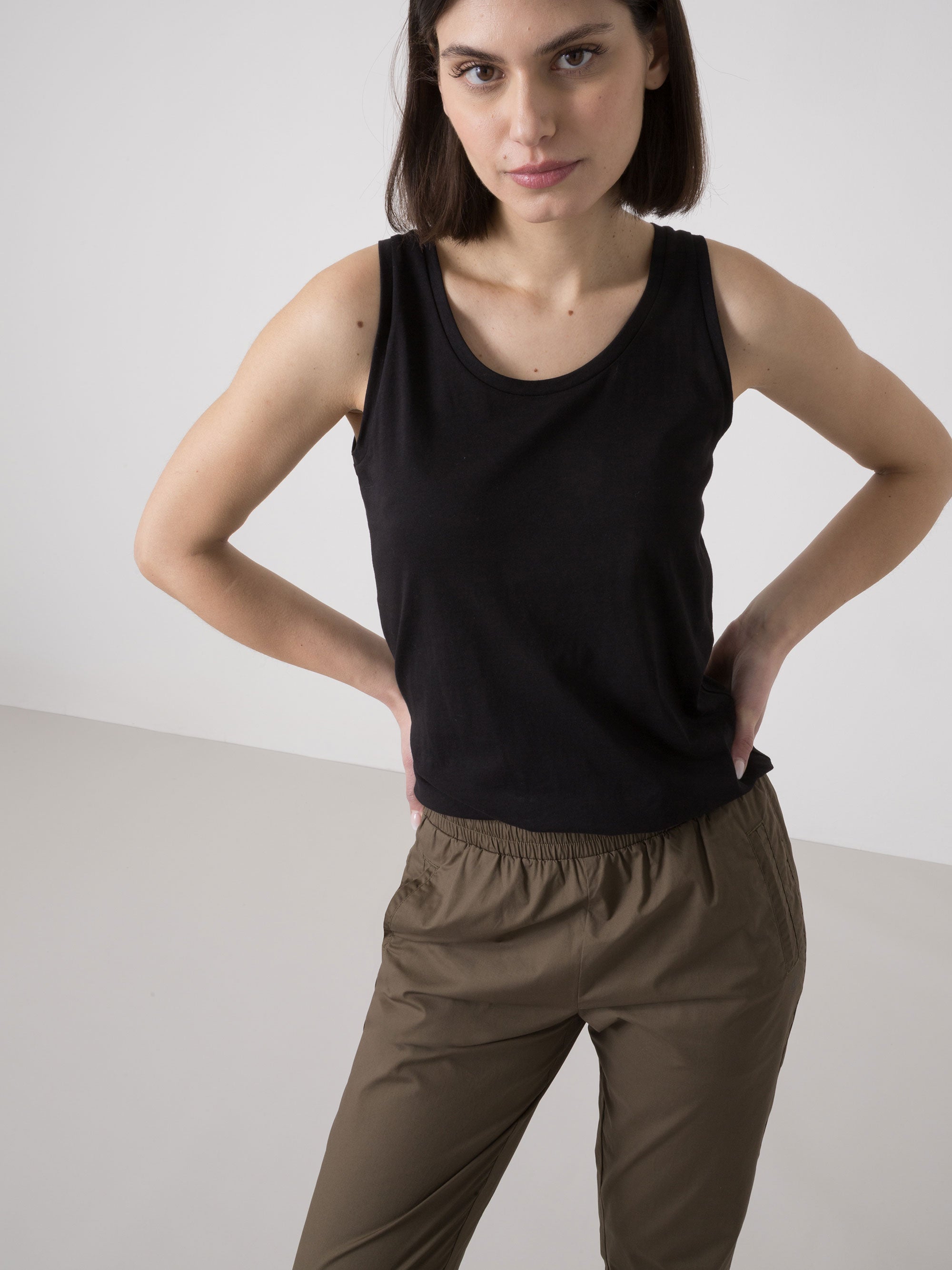 dimensione-danza-pantalone-pipeline-donna-in-popeline-con-vita-elasticizzata-e-t image 5