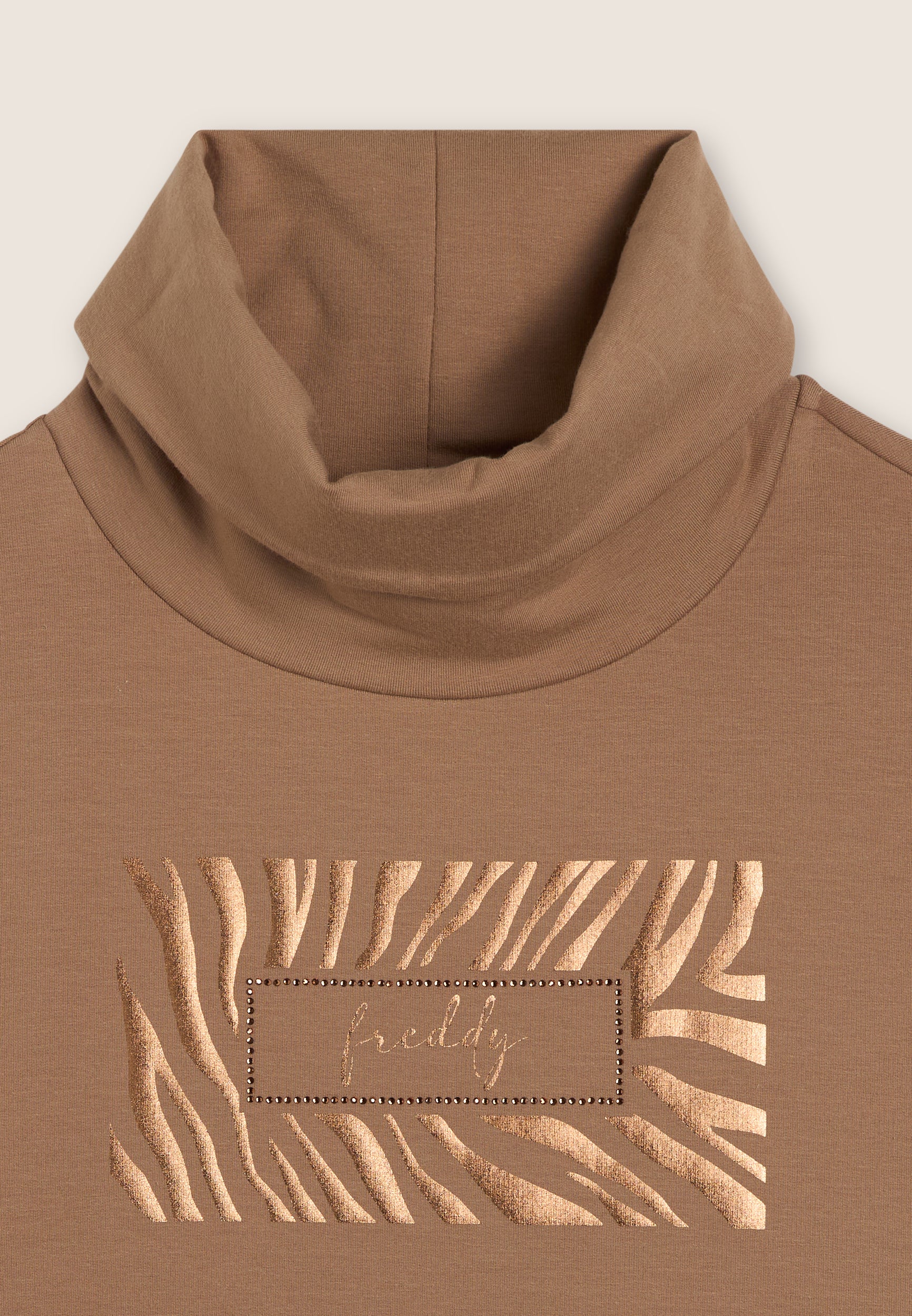 freddy-felpa-donna-con-logo-e-strass-al-centro-modal-garzato image 8