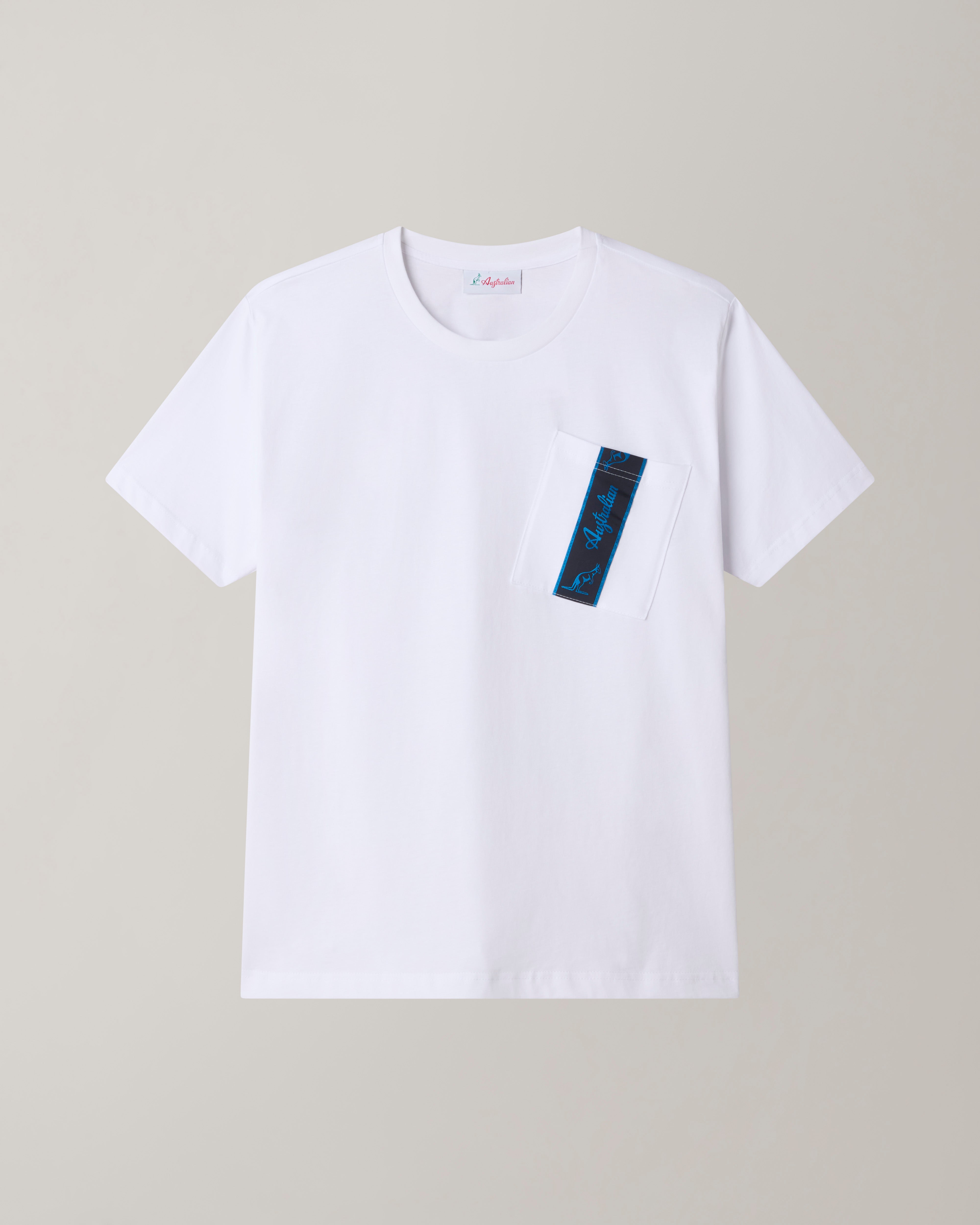 australian-pocket-t-shirt-t-shirt-cotone-bianco-con-tasca image 6
