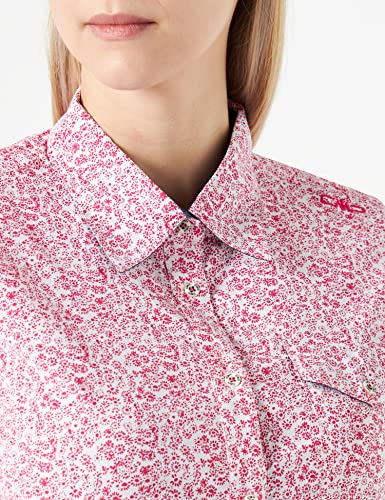 cmp-camicia-elasticizzata-maniche-corte-donna-b-gesso-ibisco-44 image 4