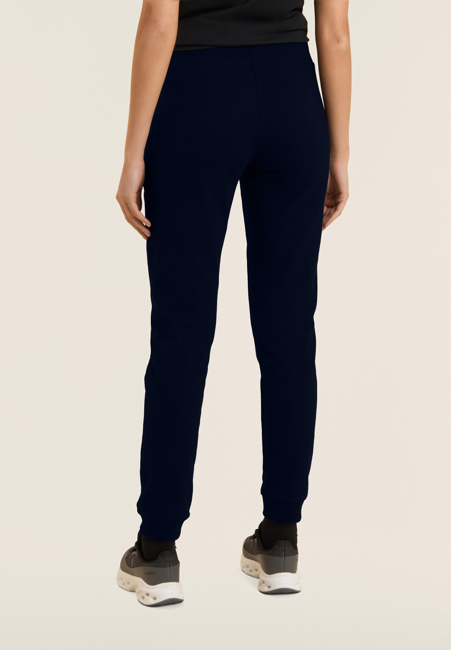 freddy-pantaloni-sportivi-con-polsini-e-coulisse-logata-french-terry image 3