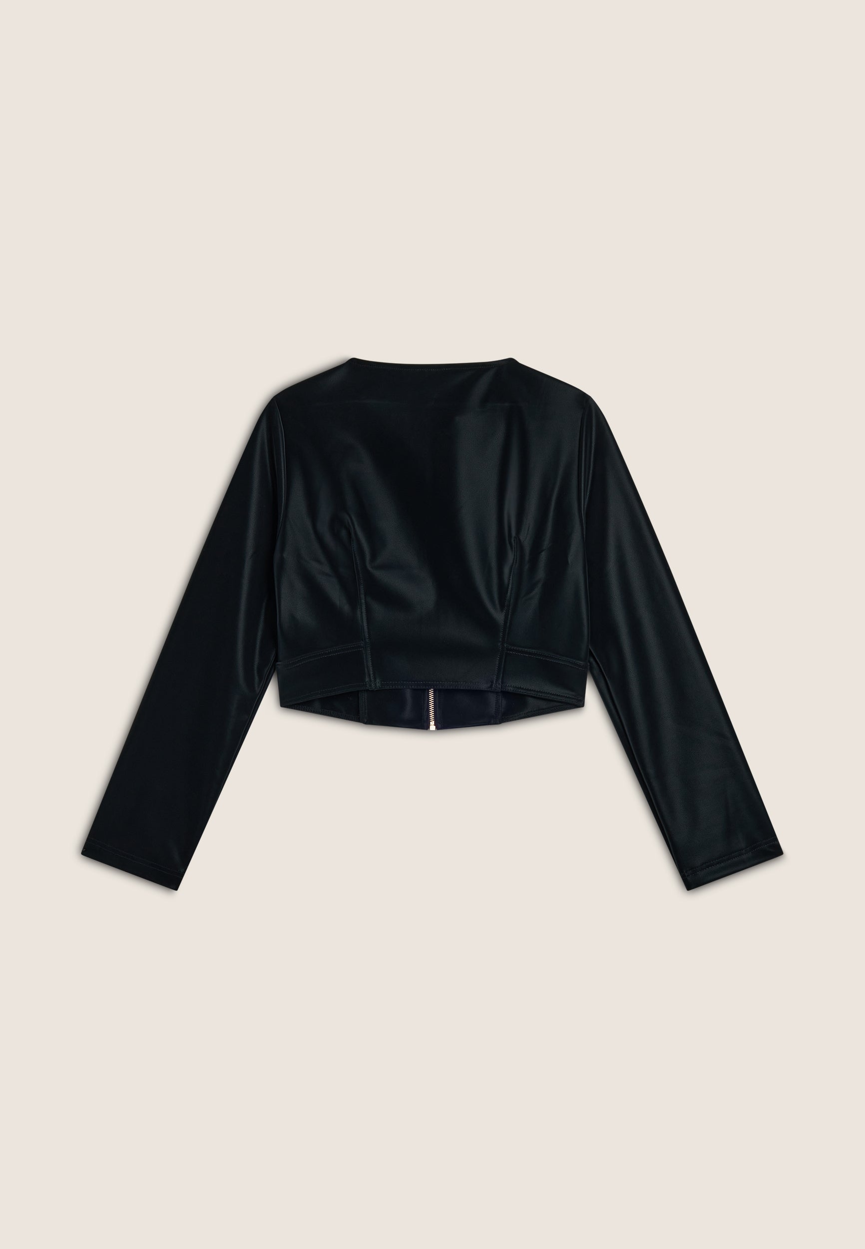 freddy-giacca-donna-corta-con-zip-in-similpelle-lucida image 6