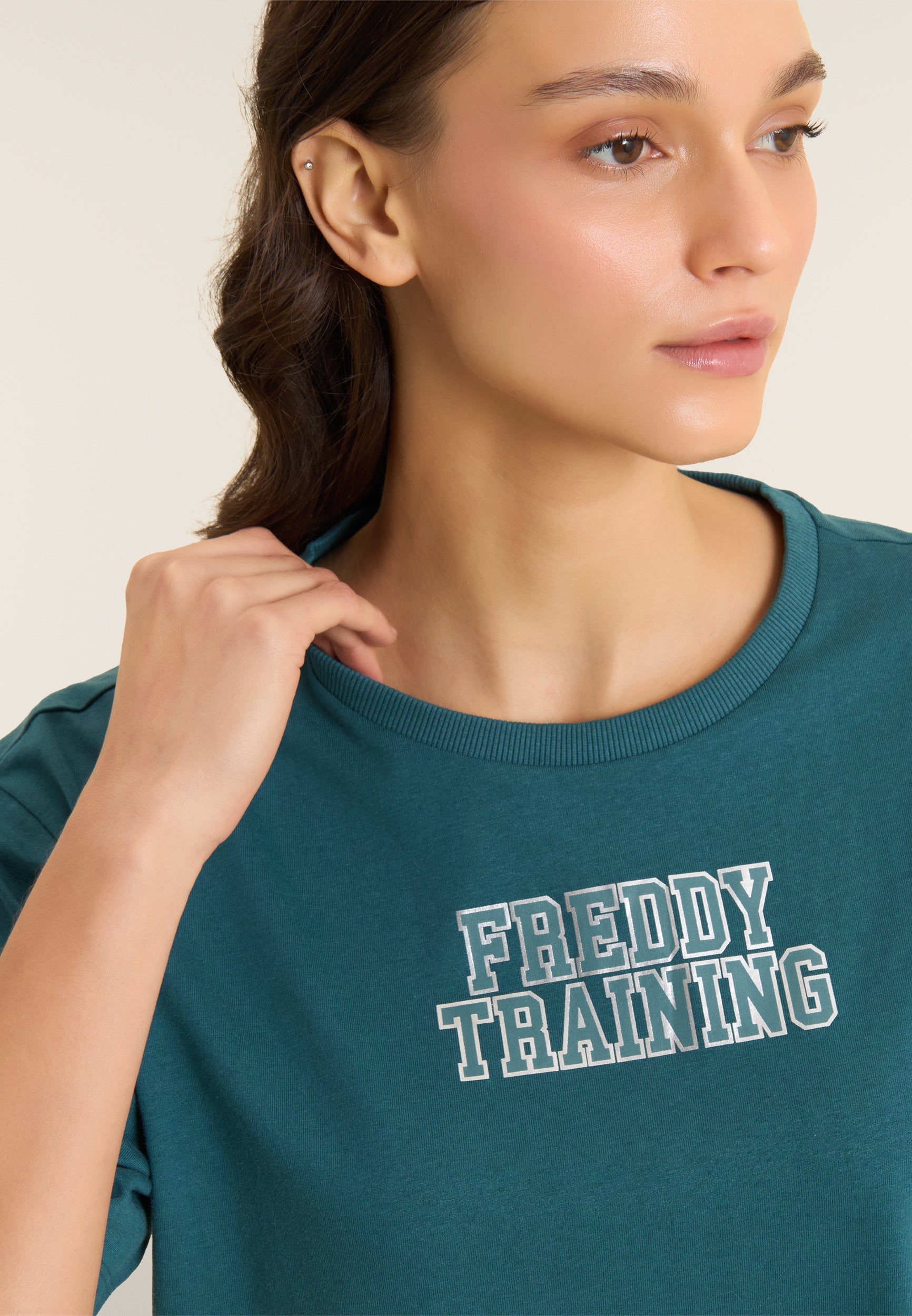 freddy-training-t-shirt-comfort-cotone-con-glitter image 4