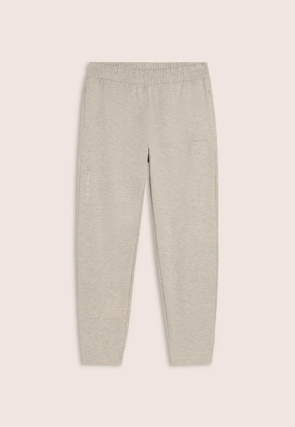 freddy-pantaloni-sportivi-uomo-slim-melange-zip-stampa-trasparente image 1