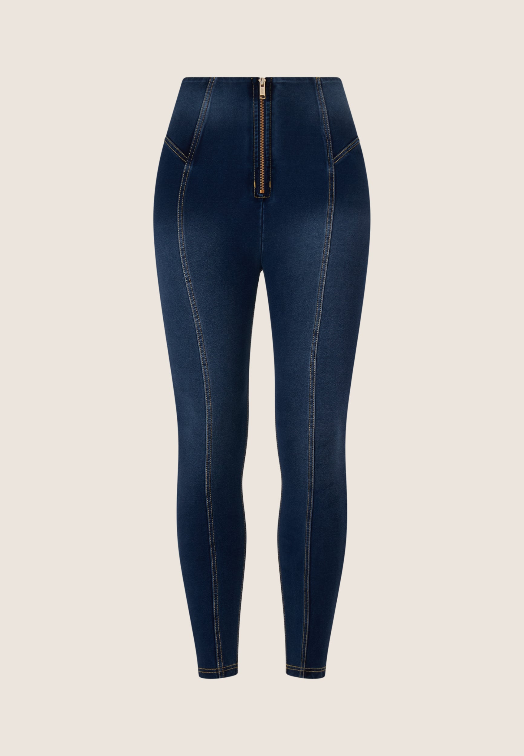 freddy-jeggings-wr-up-7-8-superskinny-vita-alta-con-cucitura-centrale image 6