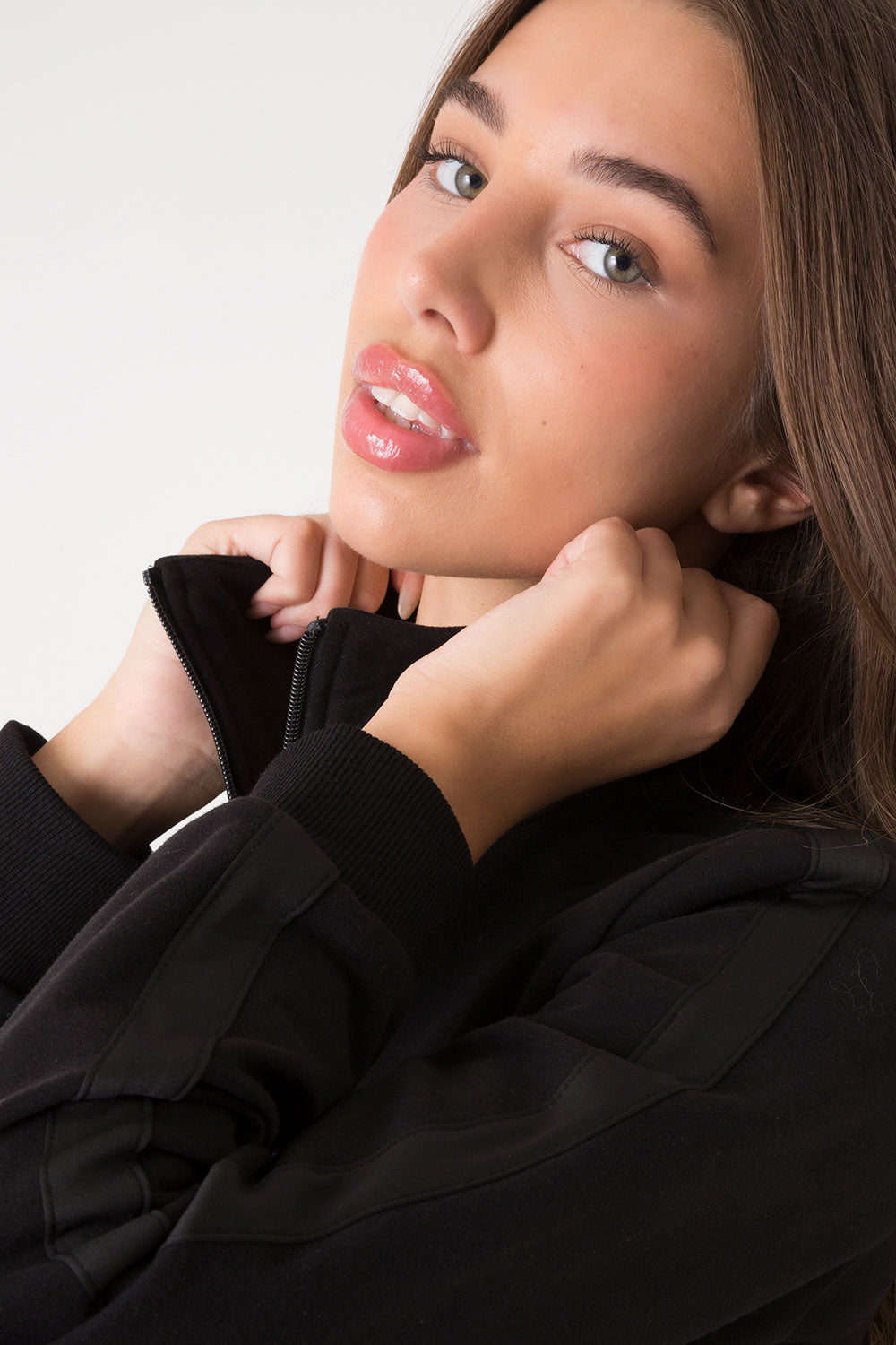 dimensione-danza-felpa-full-zip-collo-in-piedi-felpa-donna-sportiva image 5