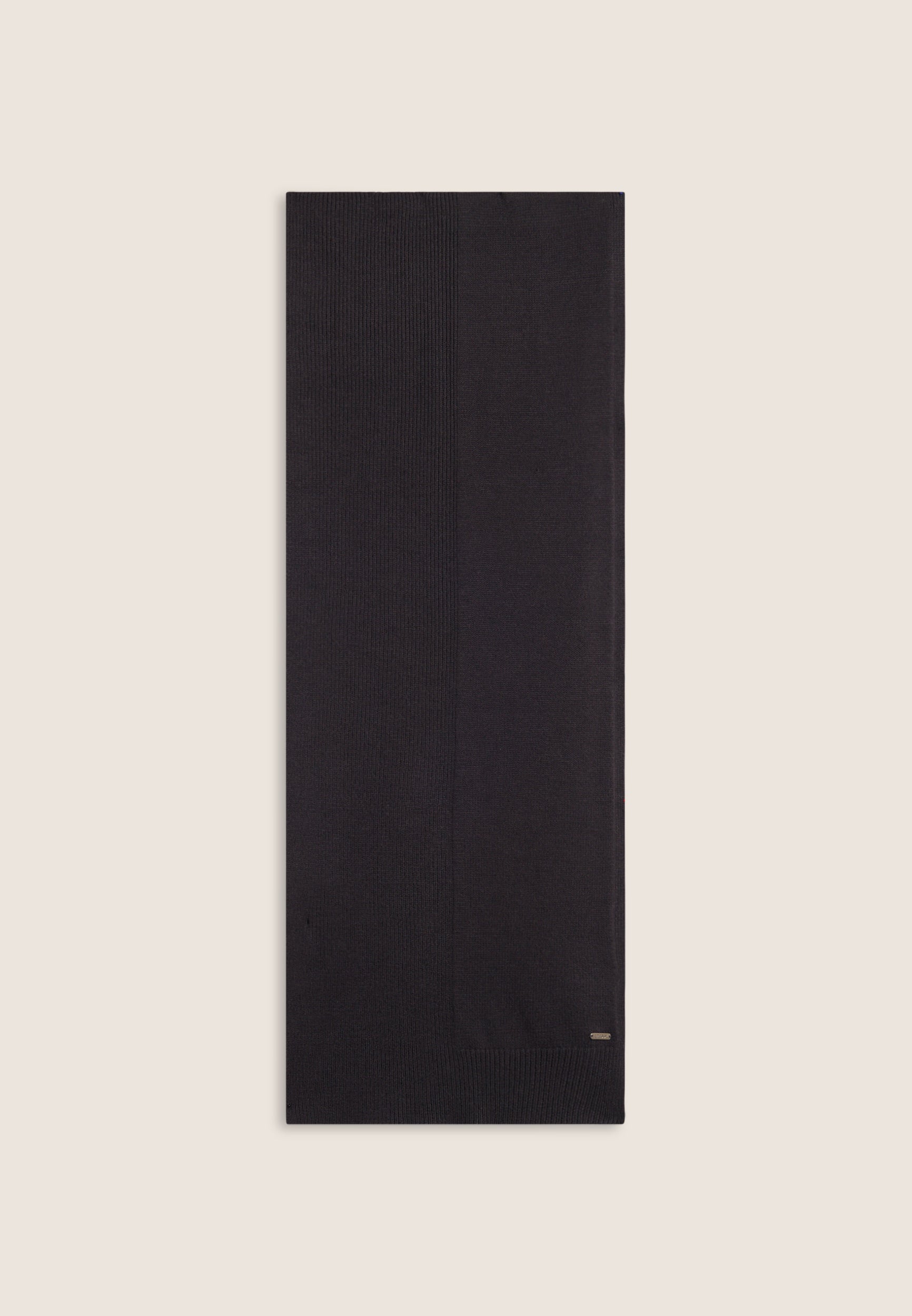 freddy-sciarpa-in-maglia-a-coste-con-logo-185-cm image 1