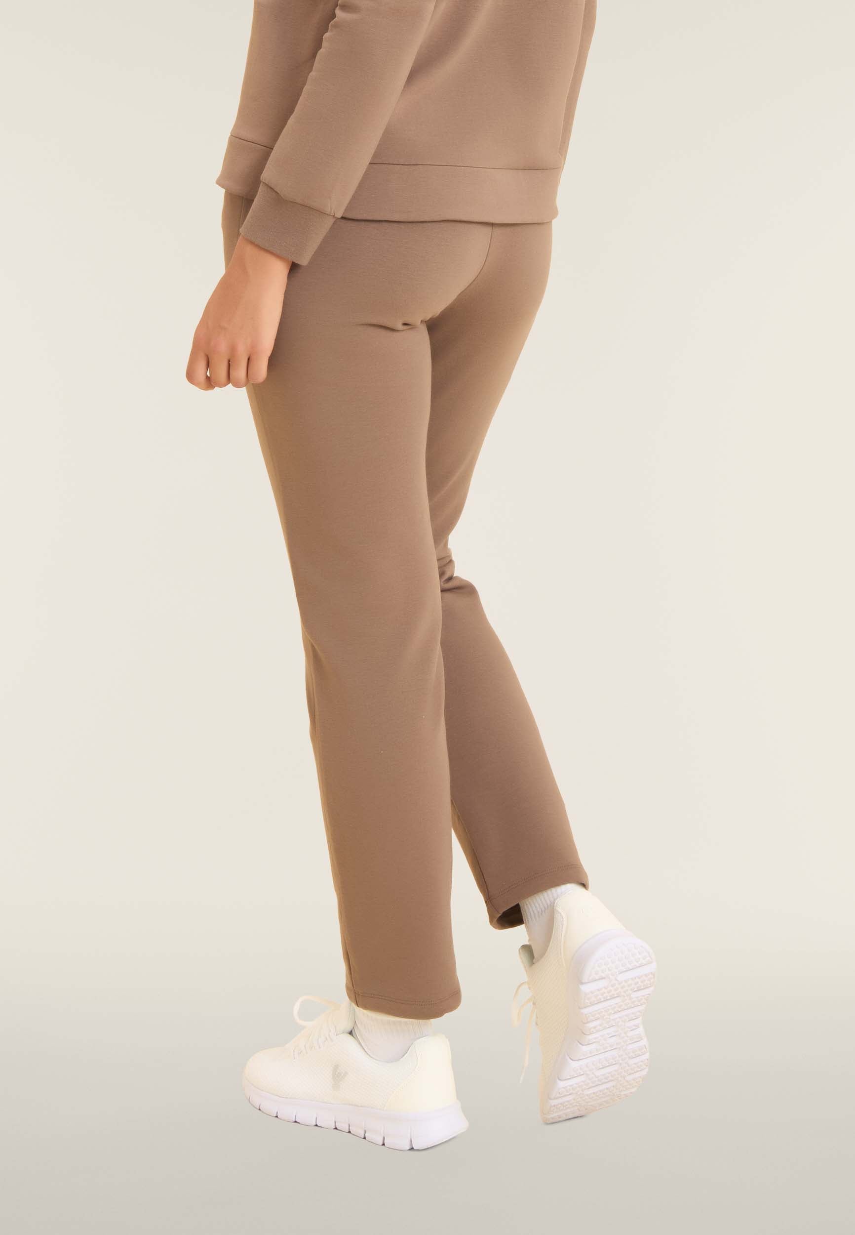 freddy-pantaloni-sportivi-donna-in-felpa-modal-con-tasche-interne-e-strass image 3