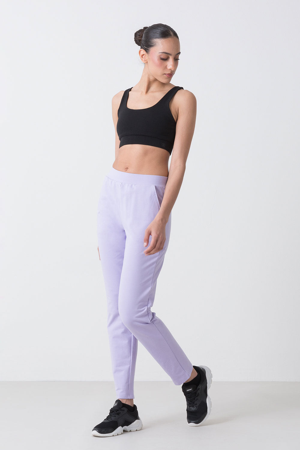 dimensione-danza-basic-pantalone-uomo-dritto-in-felpa-elasticizzata-con-logo image 2