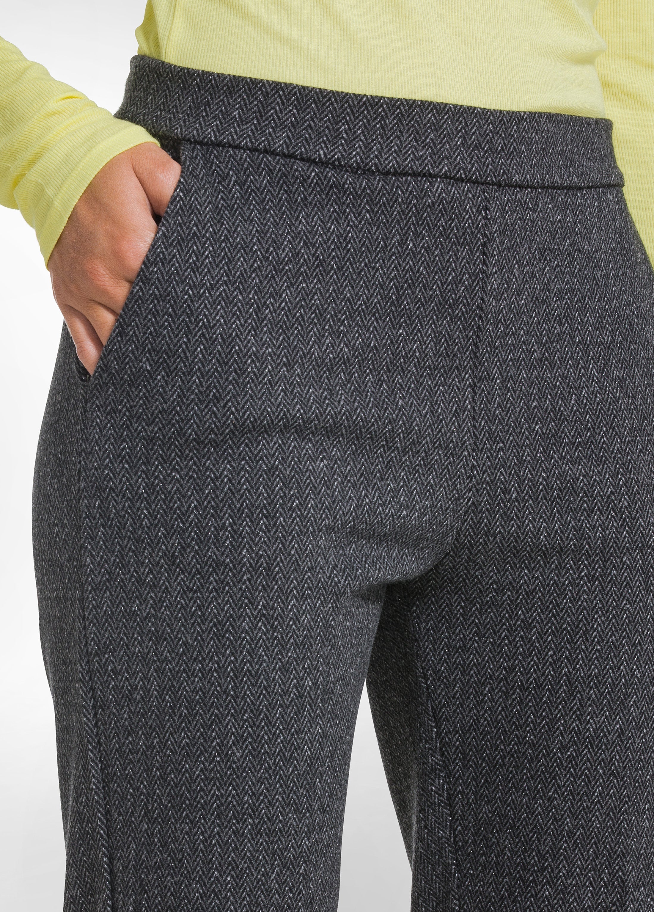 deha-pantalone-slim-fit-jacquard-lurex-d52566 image 4