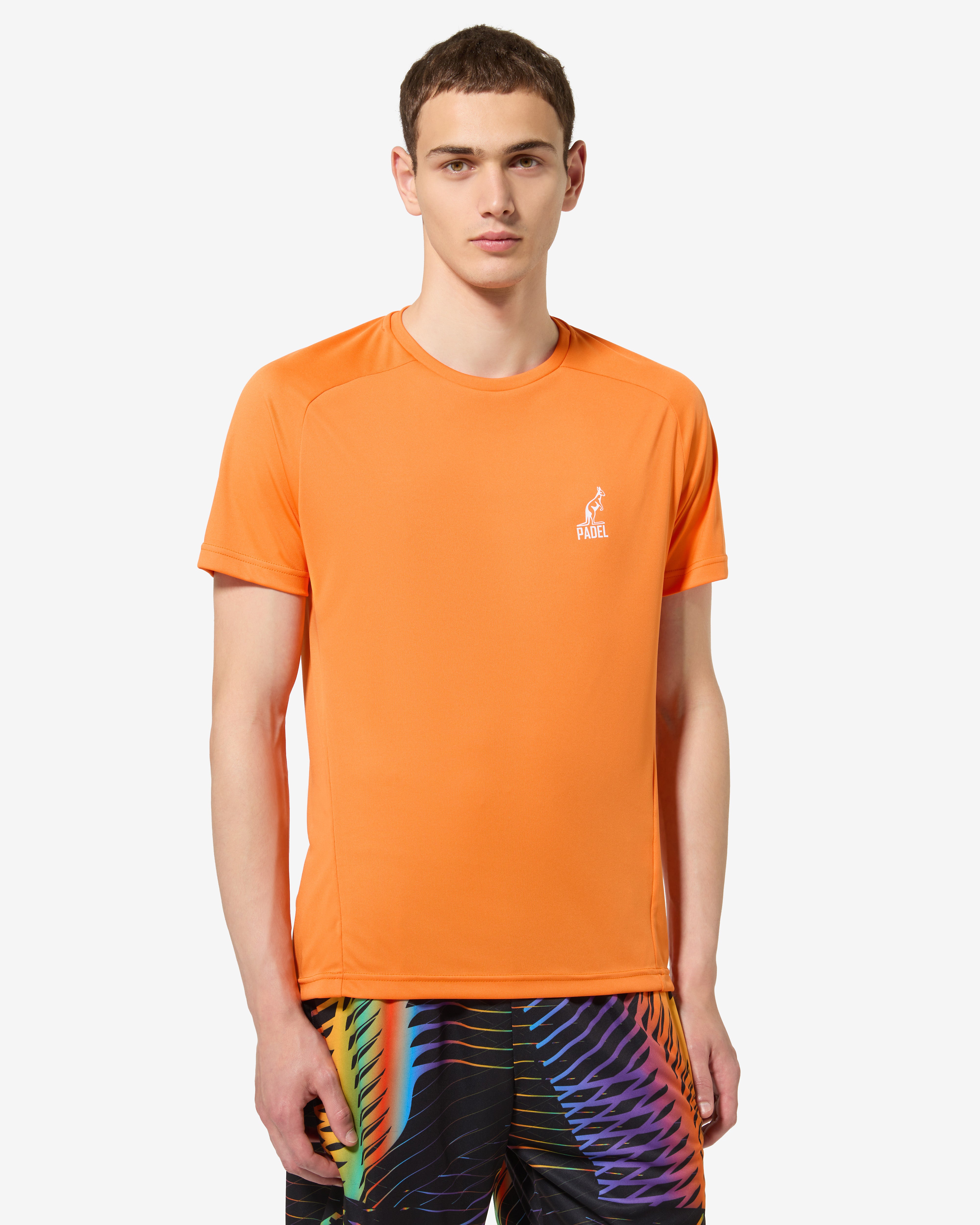 australian-easy-t-shirt-padel-arancio-acceso image 1