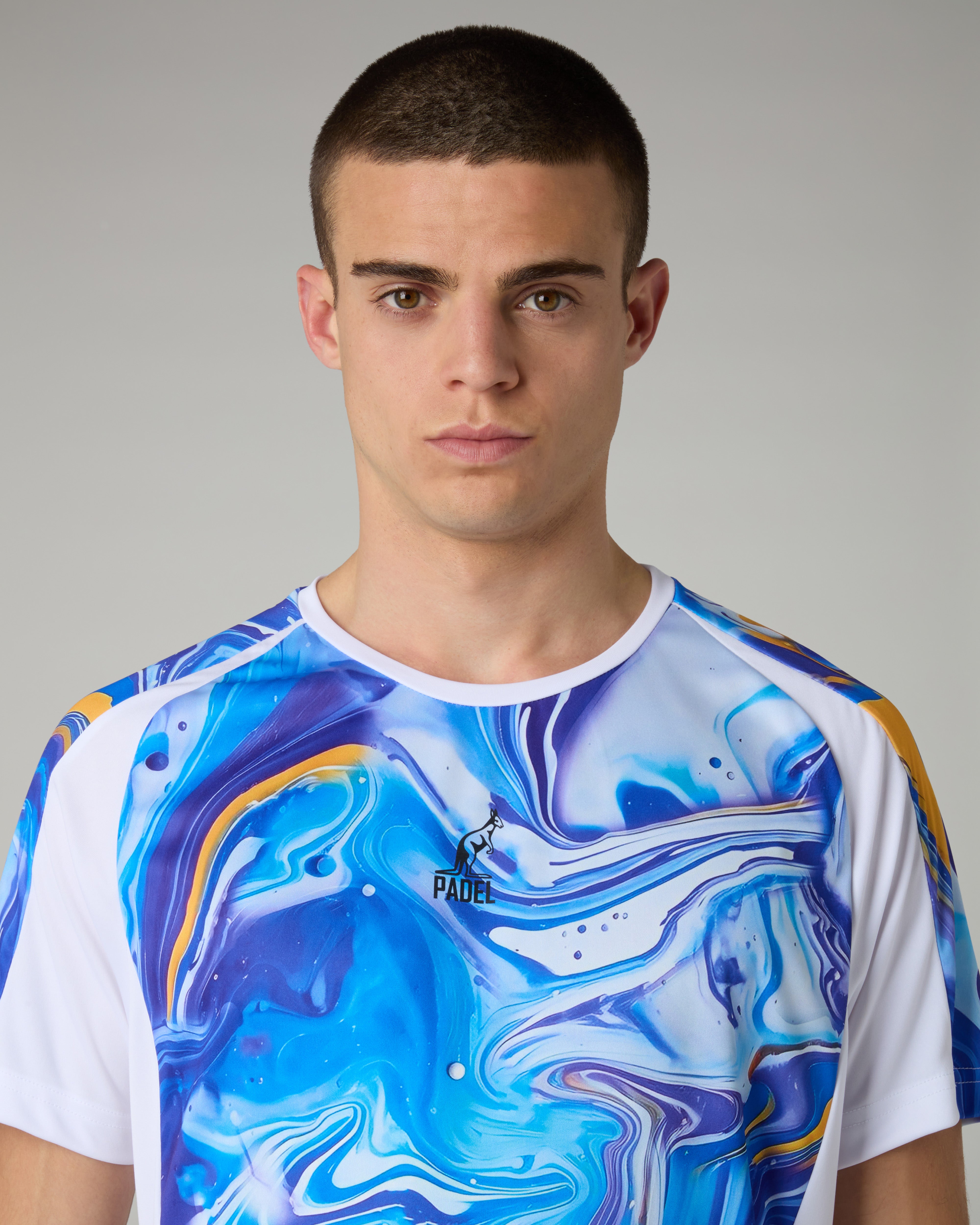 australian-marble-t-shirt-maglietta-tecnica-padel-bianca-traspirante image 4
