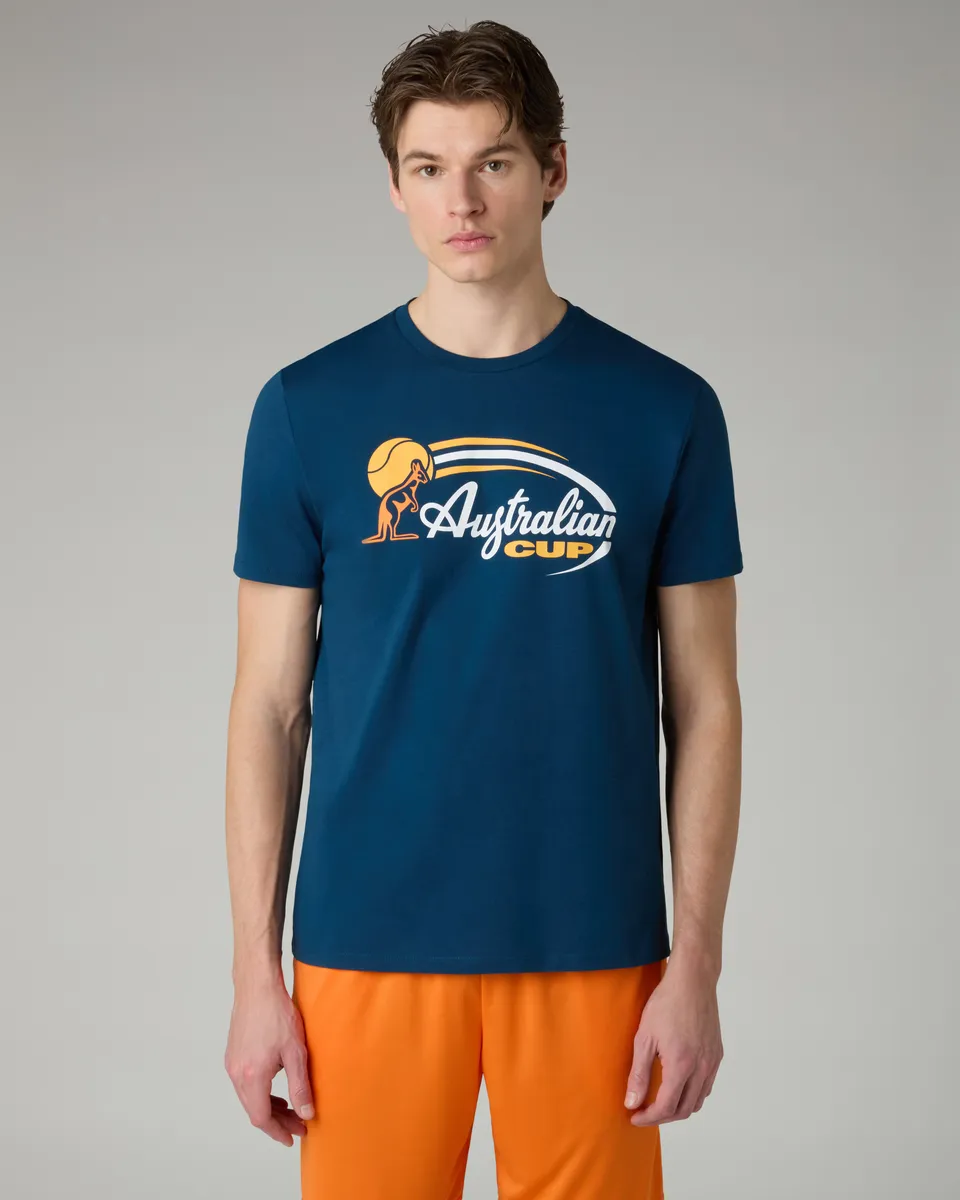 australian-cup-t-shirt-maglietta-cotone-uomo-regular image 1