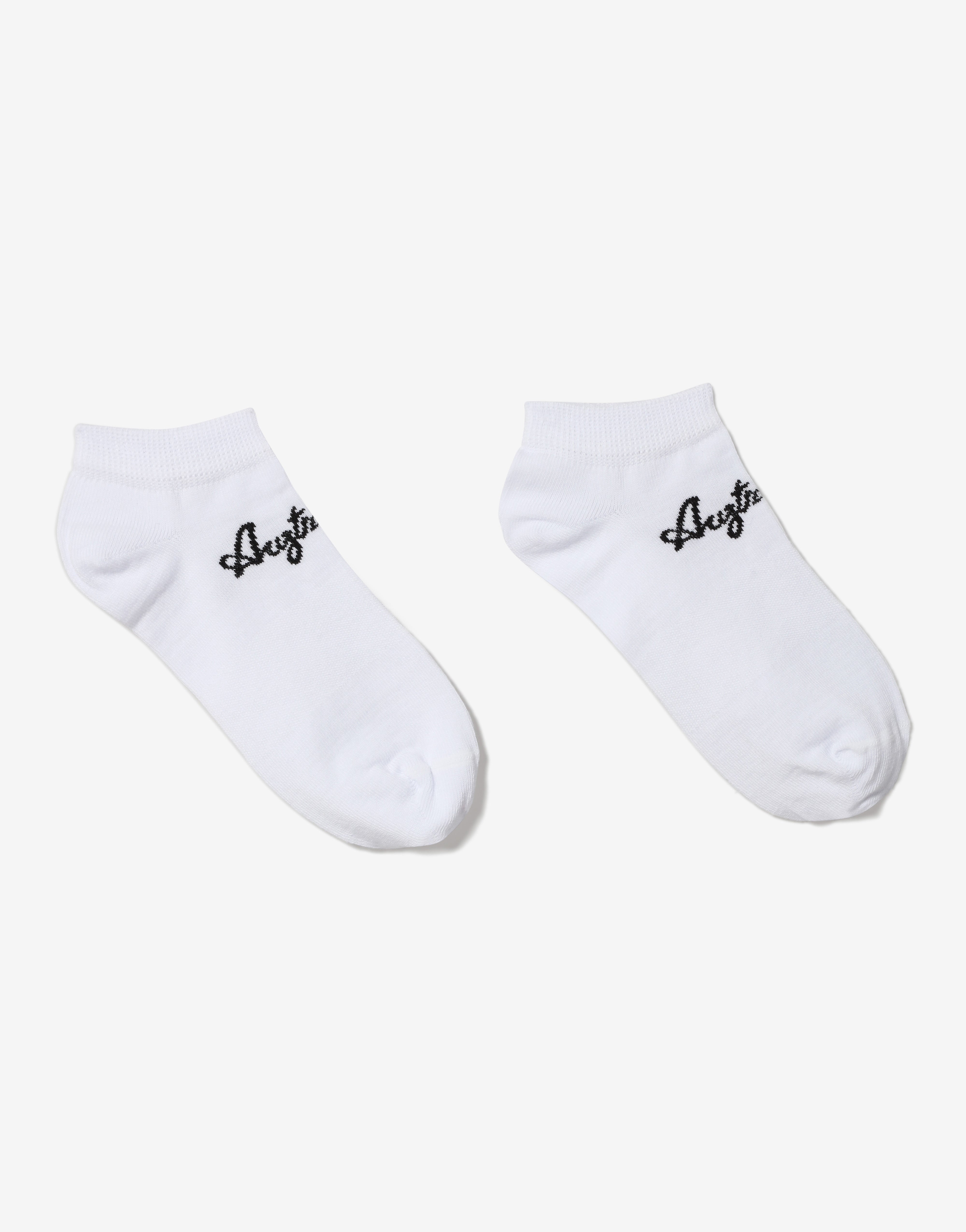 australian-short-socks-calze-corte-cotone-bianco image 1