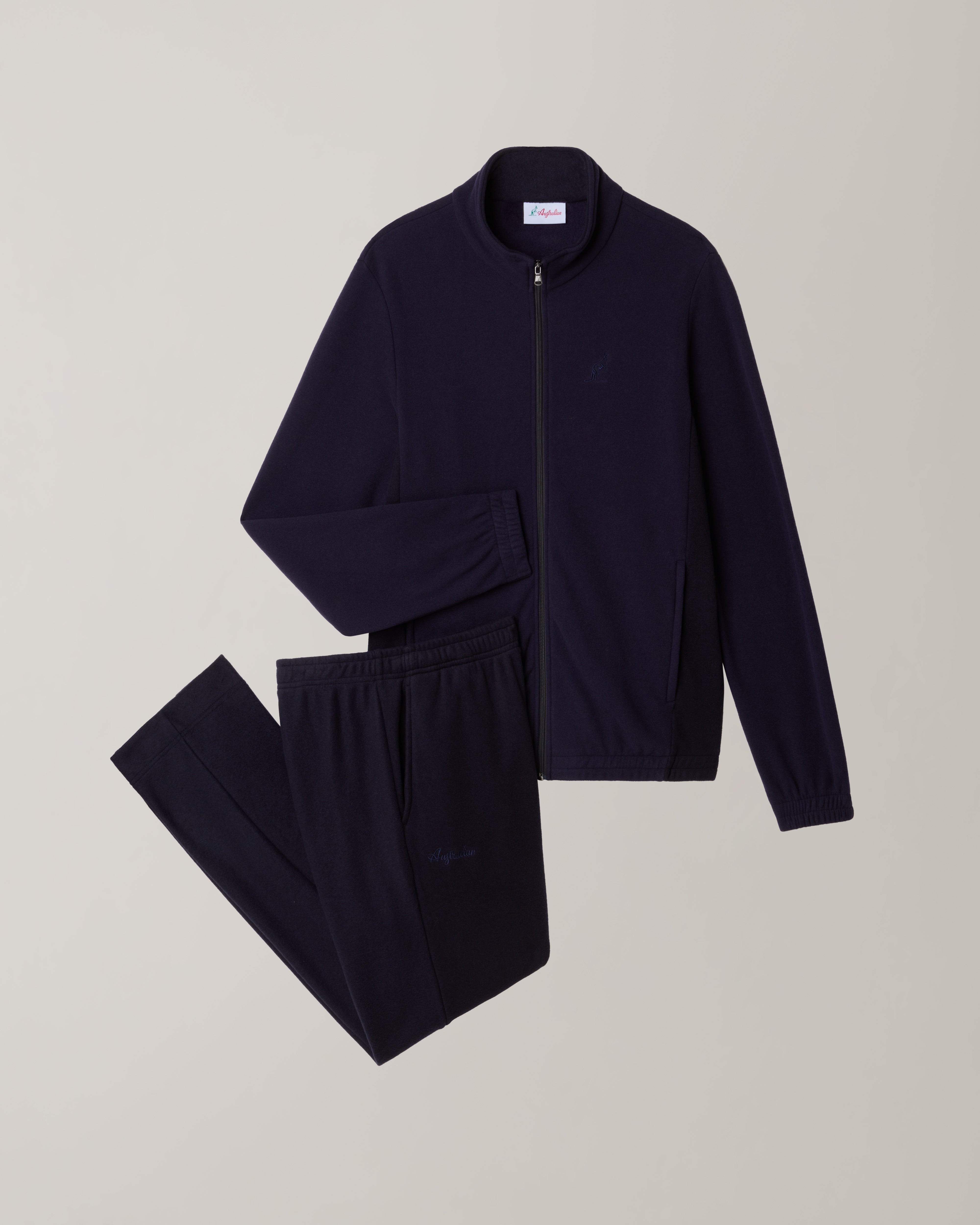australian-posh-softech-tracksuit-tuta-blu-cosmo-full-zip-made-in-italy image 8