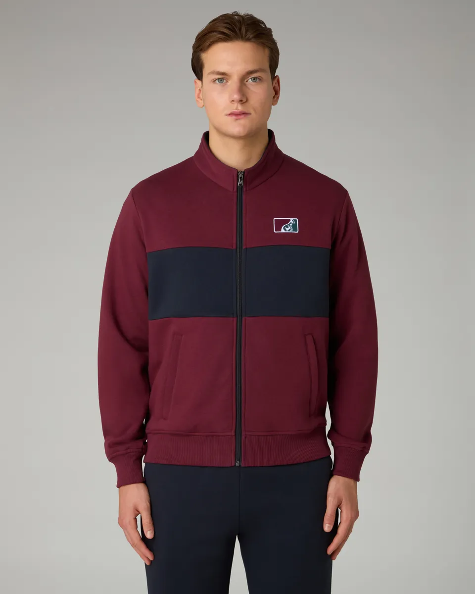 australian-posh-fleece-track-jacket-rubino-giacca-felpa-invernale image 1