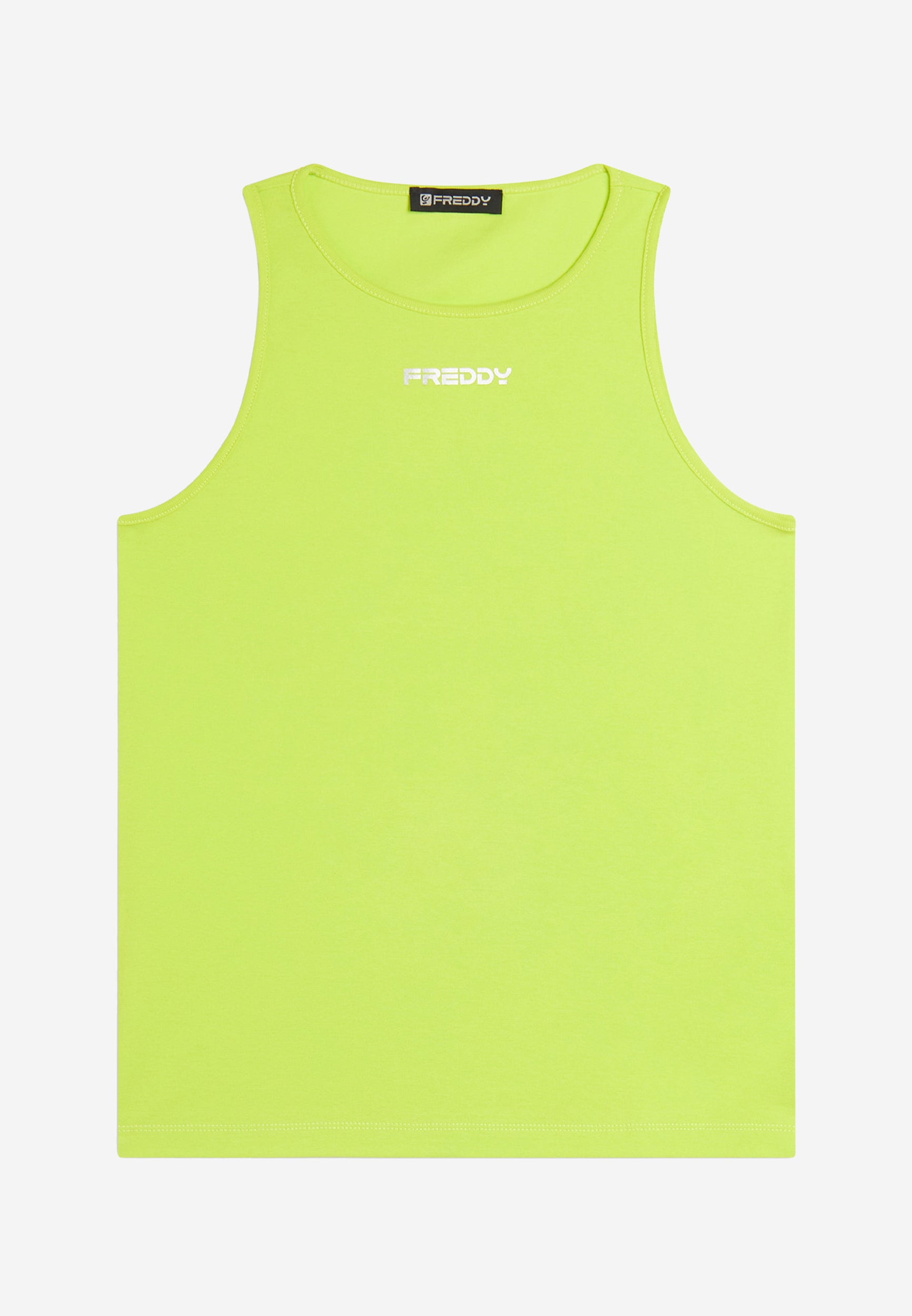 freddy-canotta-donna-regular-fit-cotone-elasticizzato-scollo-tondo image 1