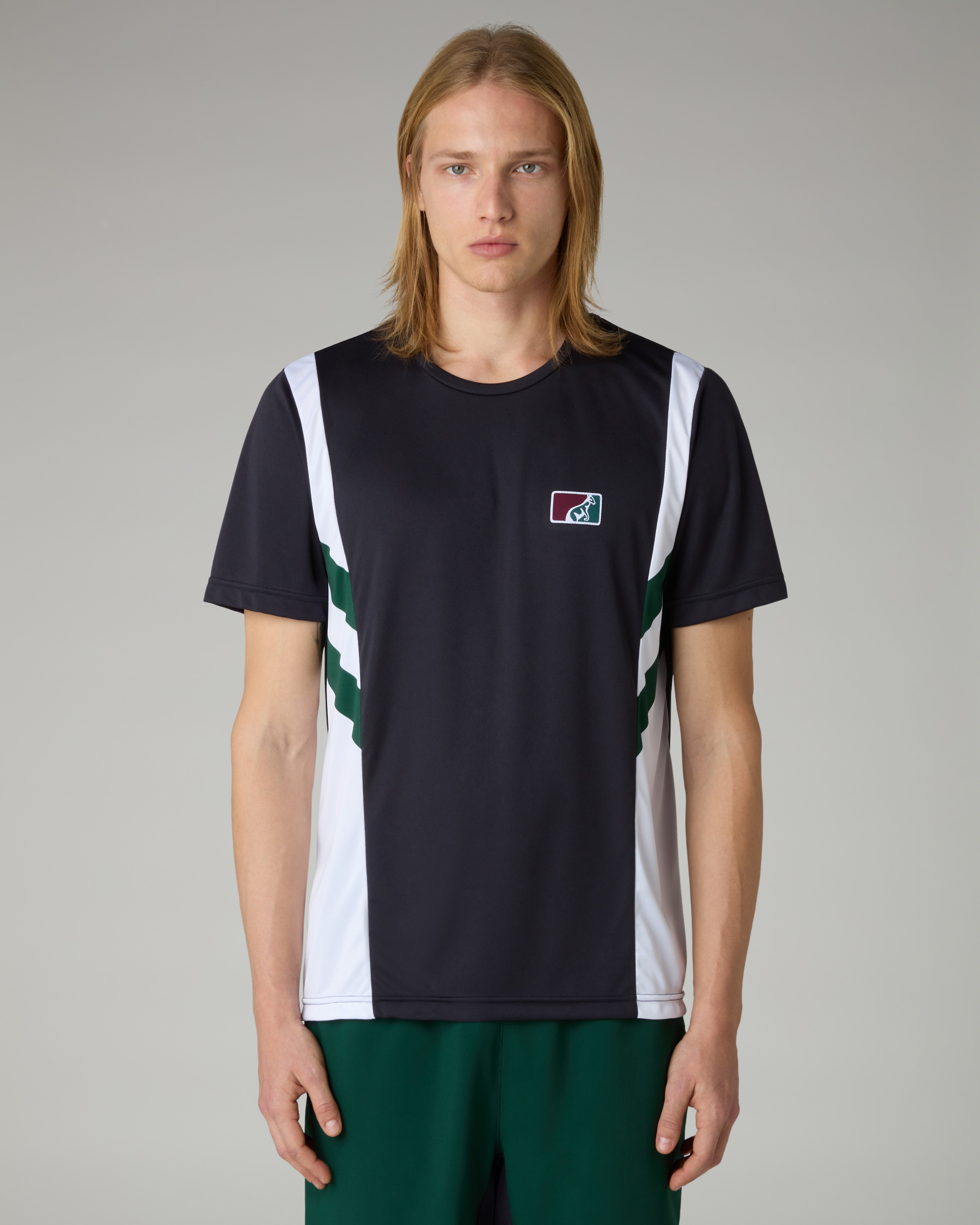 australian-classic-t-shirt-maglietta-tennis-ace-blu-navy-traspirante image 1