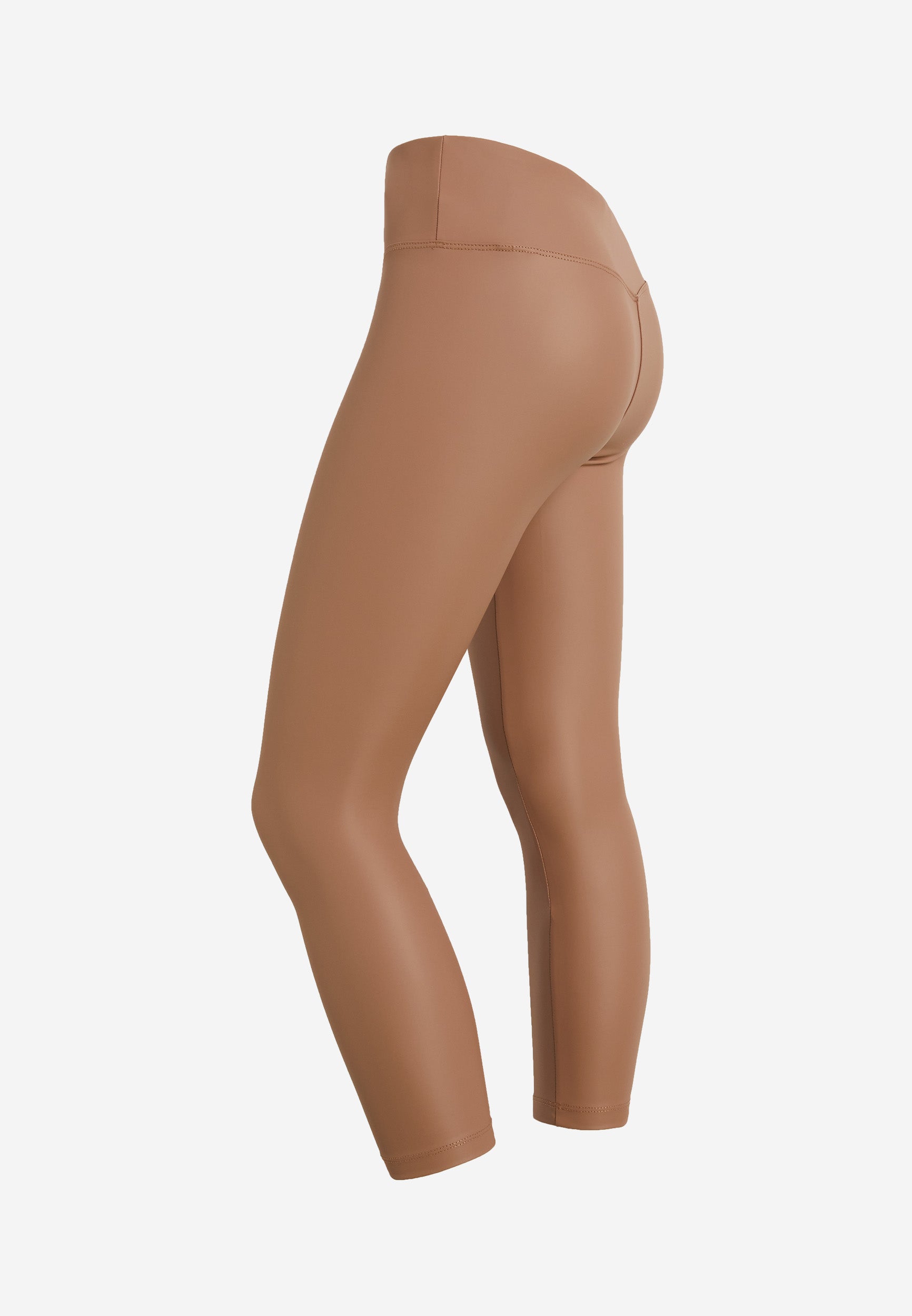 freddy-leggings-7-8-vita-alta-coated-effetto-pelle-leggings-donna image 5