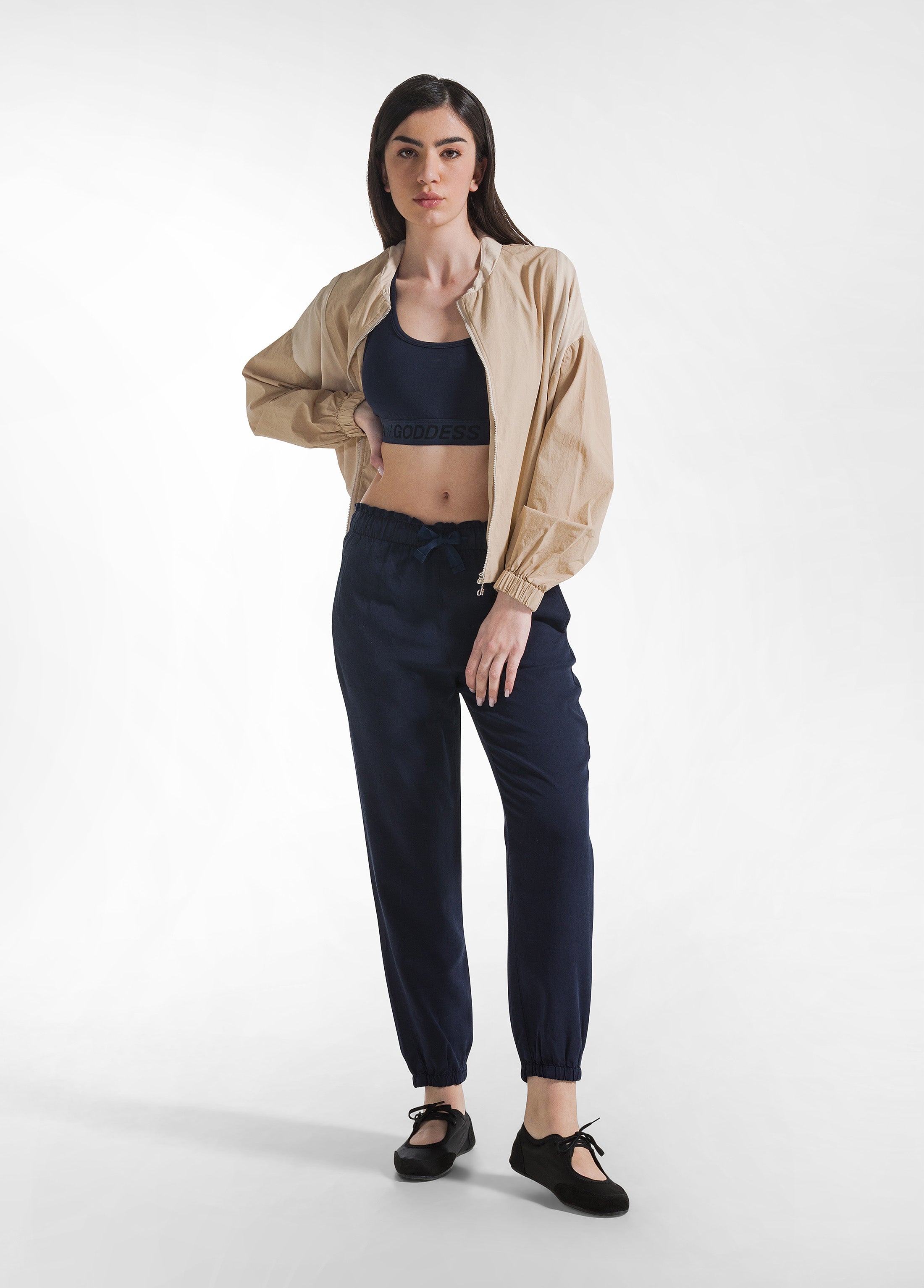 deha-pantalone-jogger-in-twill-tencel-lyocell-blu image 1