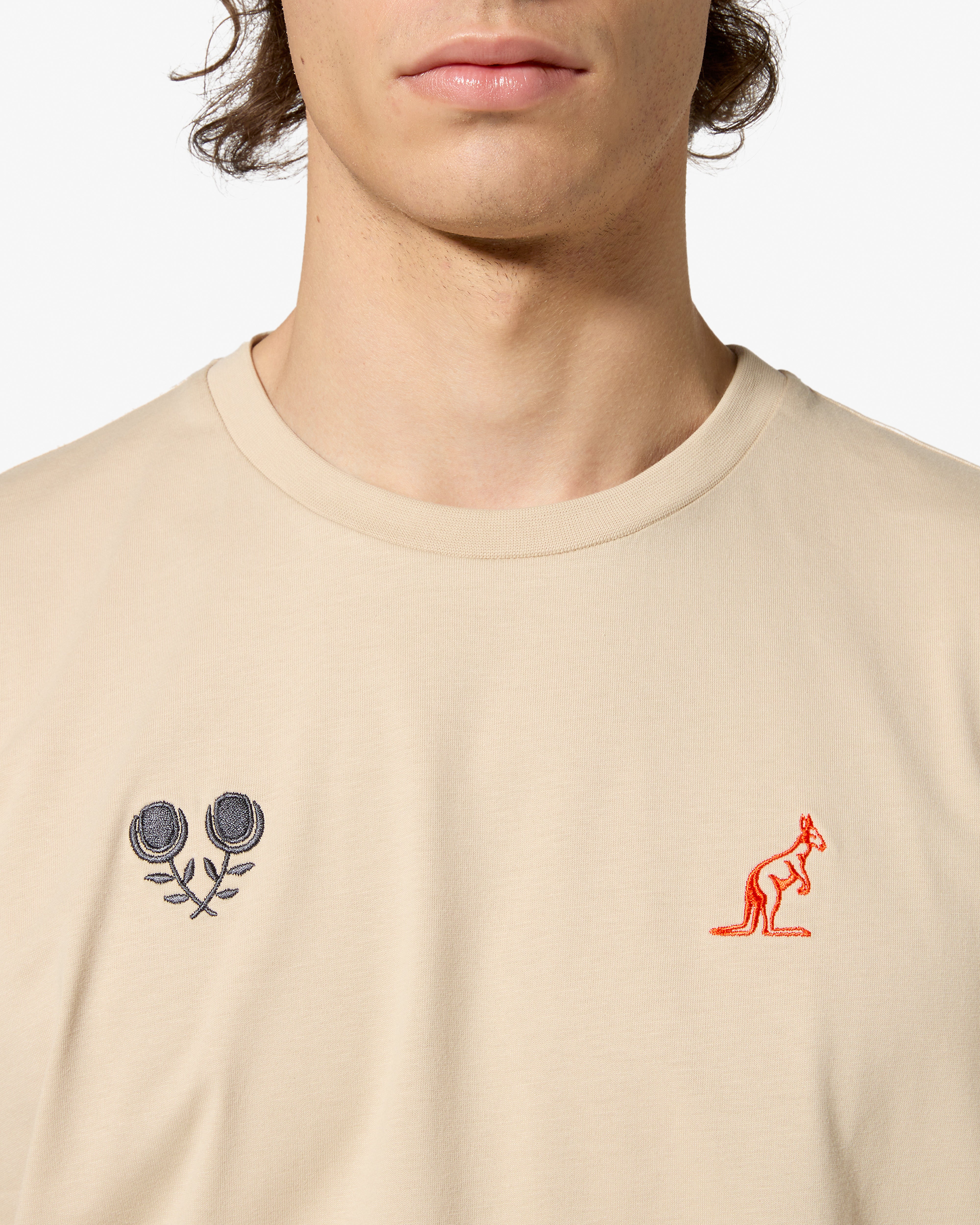australian-gaucho-t-shirt-sabbia-maglietta-cotone-regular-fit image 4