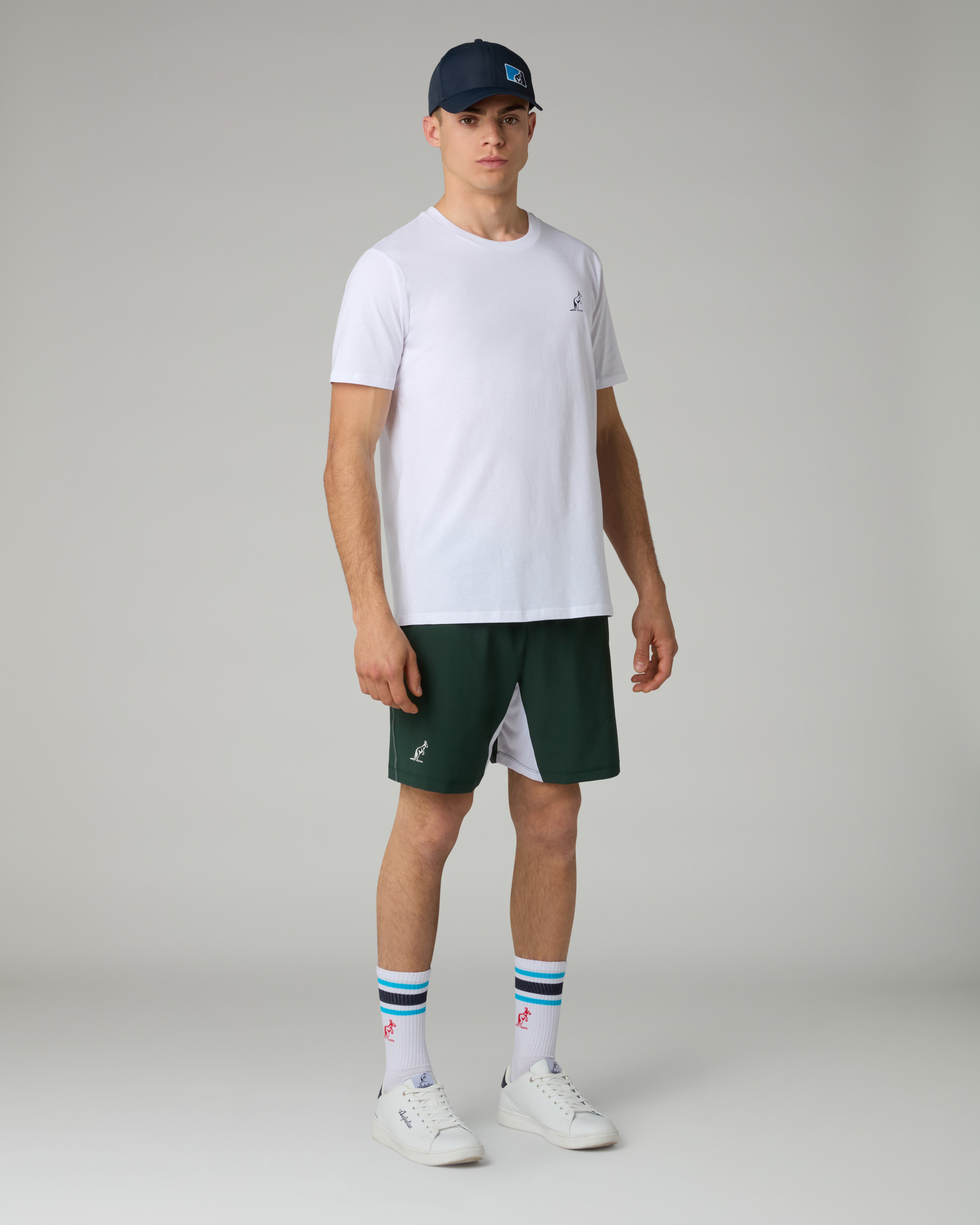 australian-prospect-court-t-shirt-t-shirt-tennis-bianca-in-cotone-regular-fit image 2