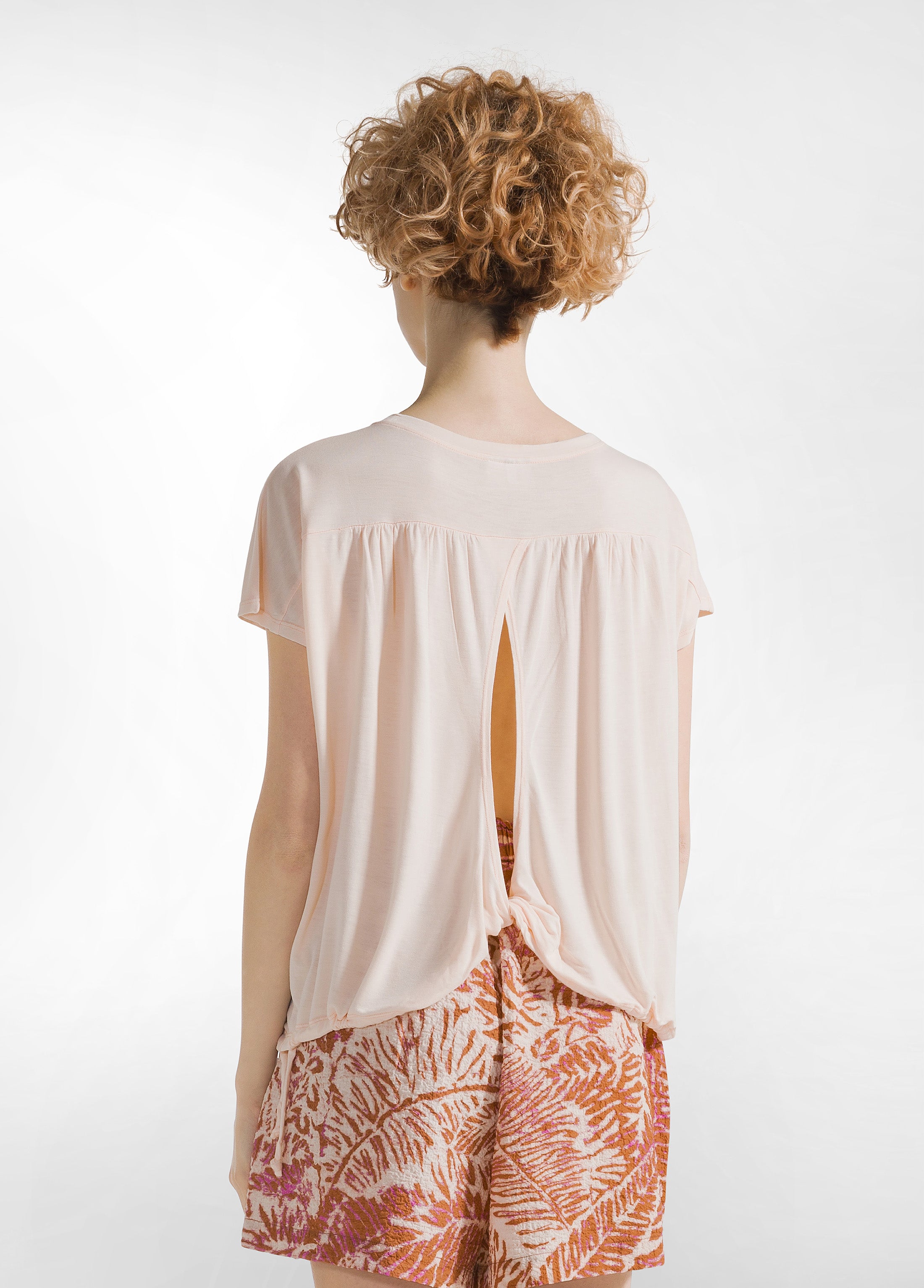 deha-t-shirt-in-viscosa-con-coulisse-rosa image 2