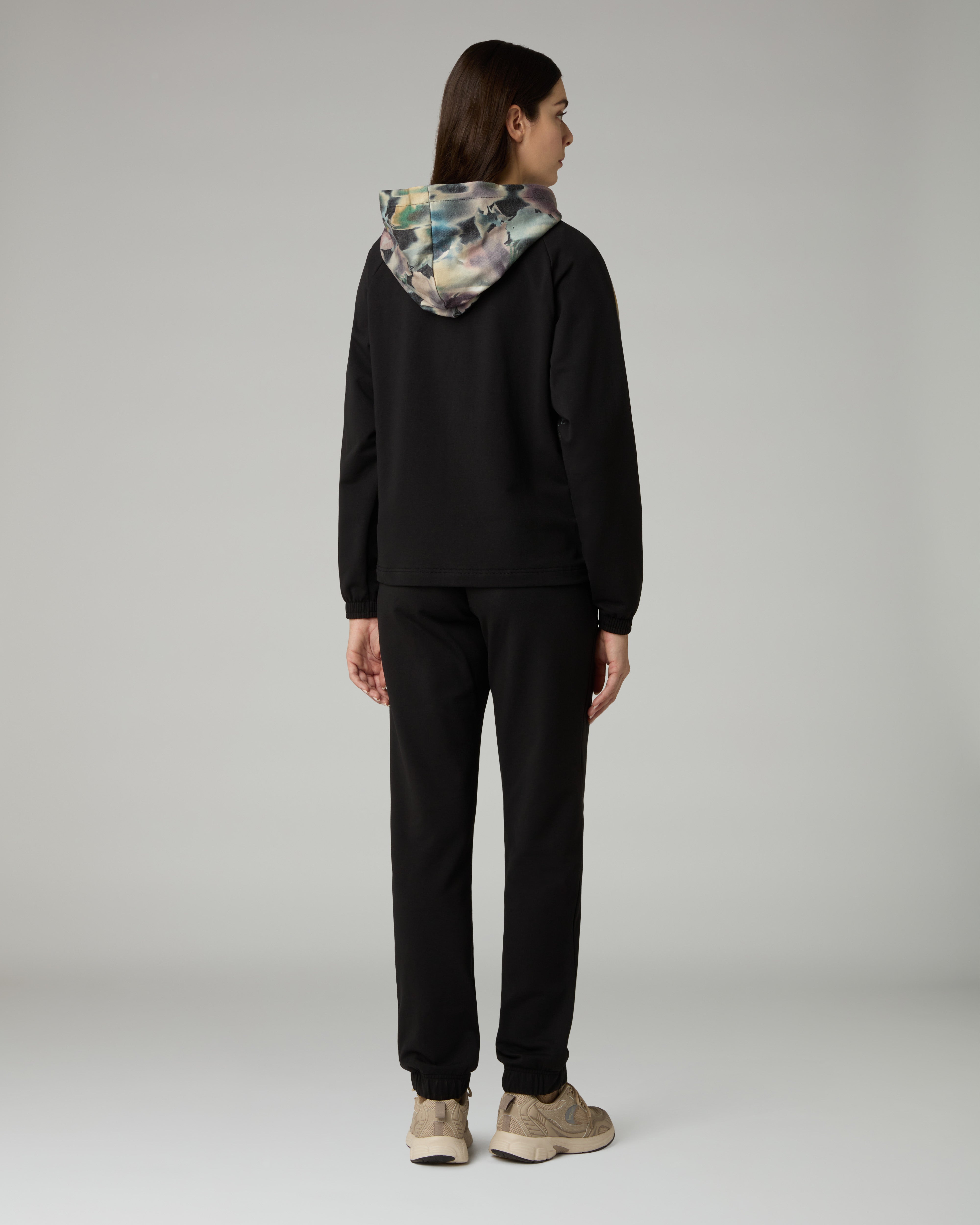 australian-dusty-fleece-tracksuit-tuta-donna-in-felpa-garzata-stampata-nera image 2