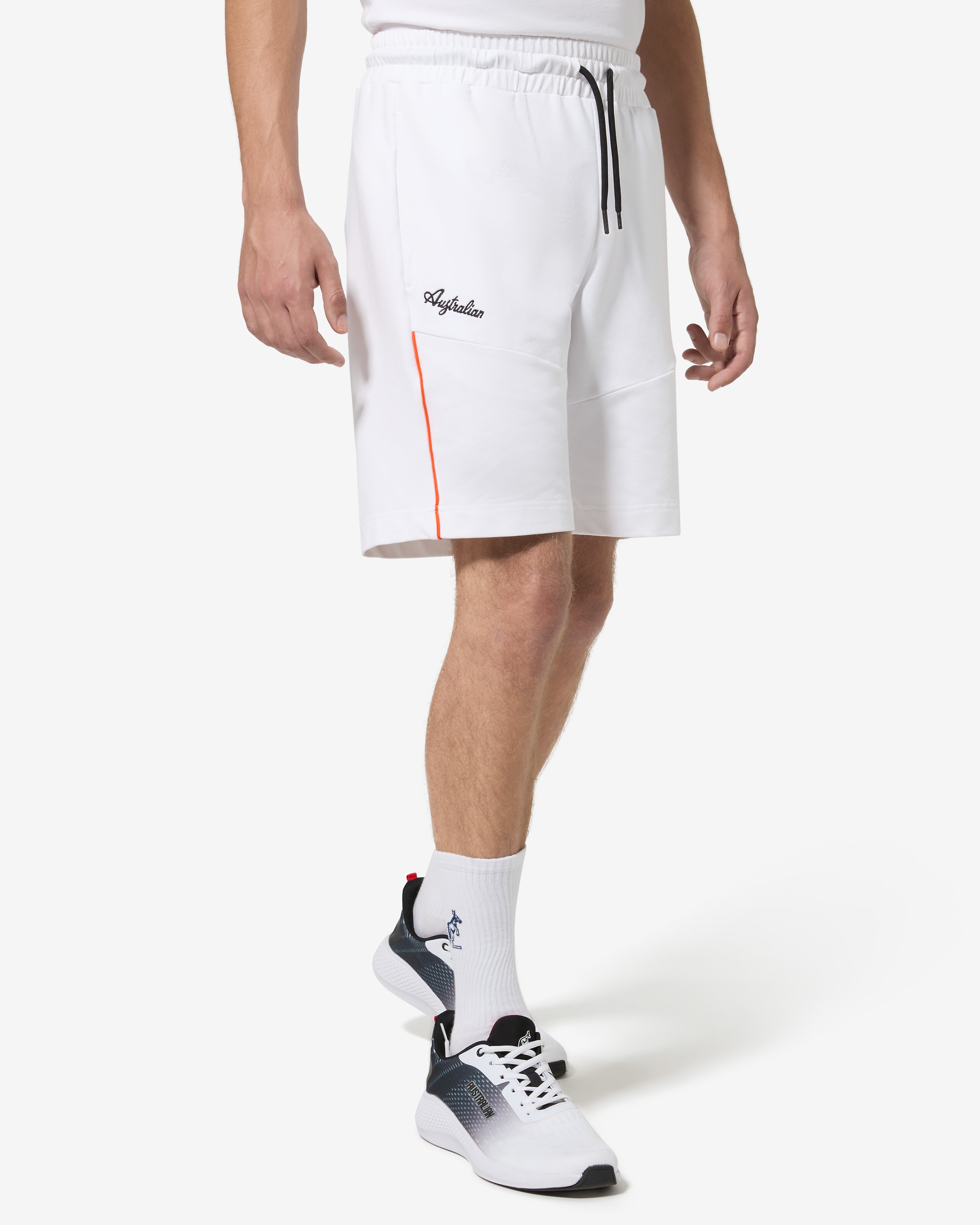 australian-collage-short-short-in-felpa-elasticizzata-bianco image 1