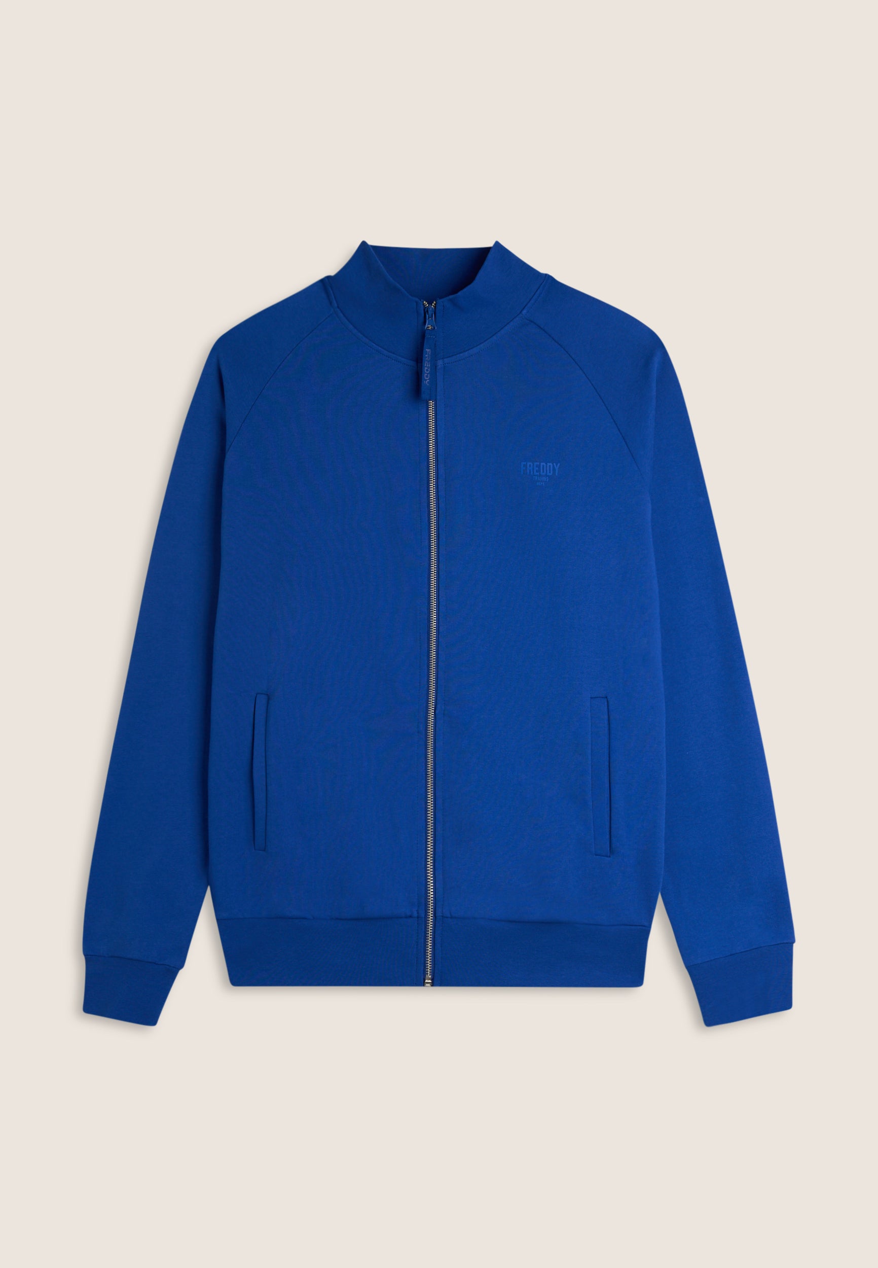 freddy-felpa-zip-comfort-fit-collo-alto-100-cotone image 1