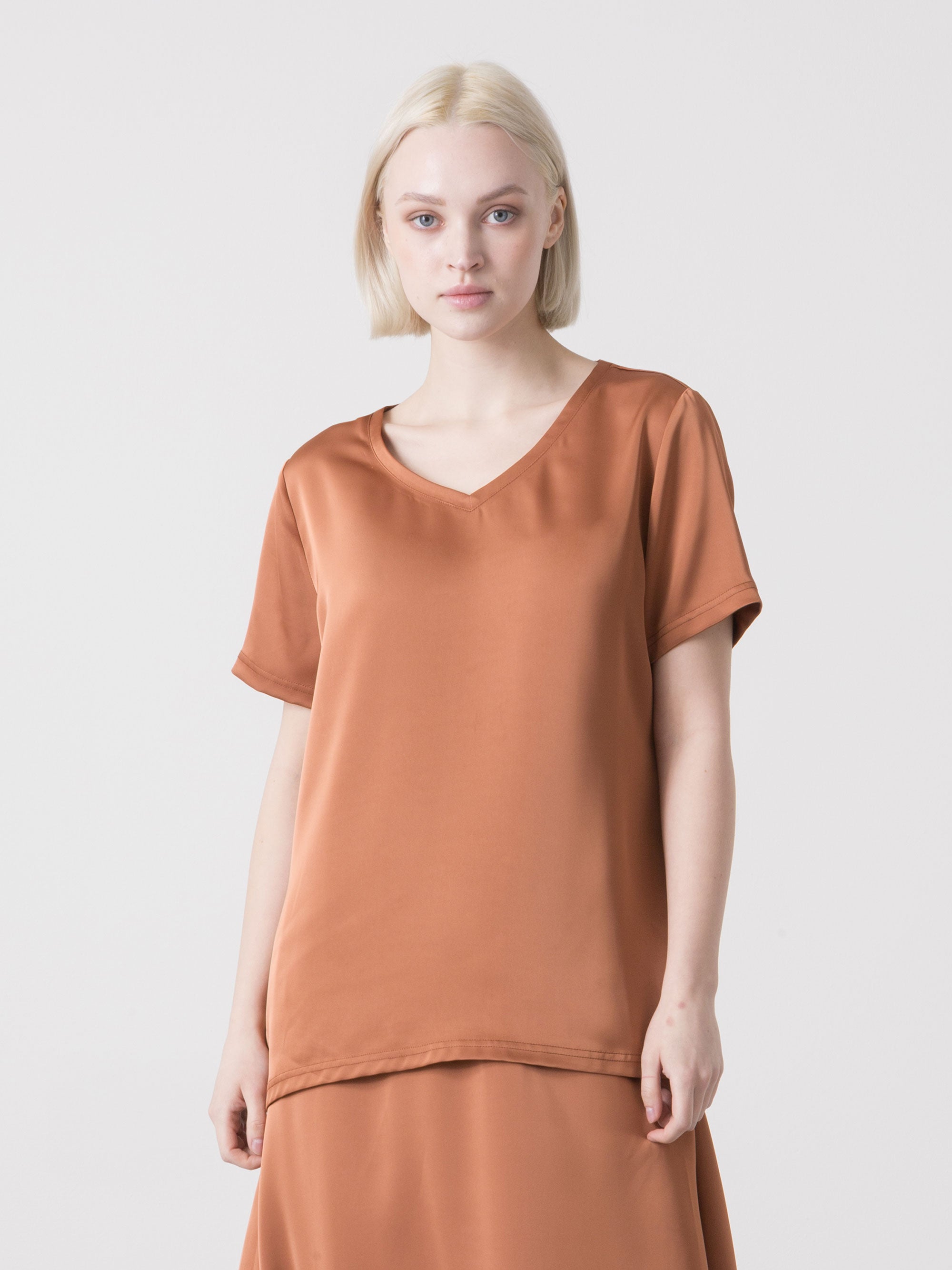 dimensione-danza-t-shirt-satin-donna-scollo-a-v-vestibilit-regular image 6