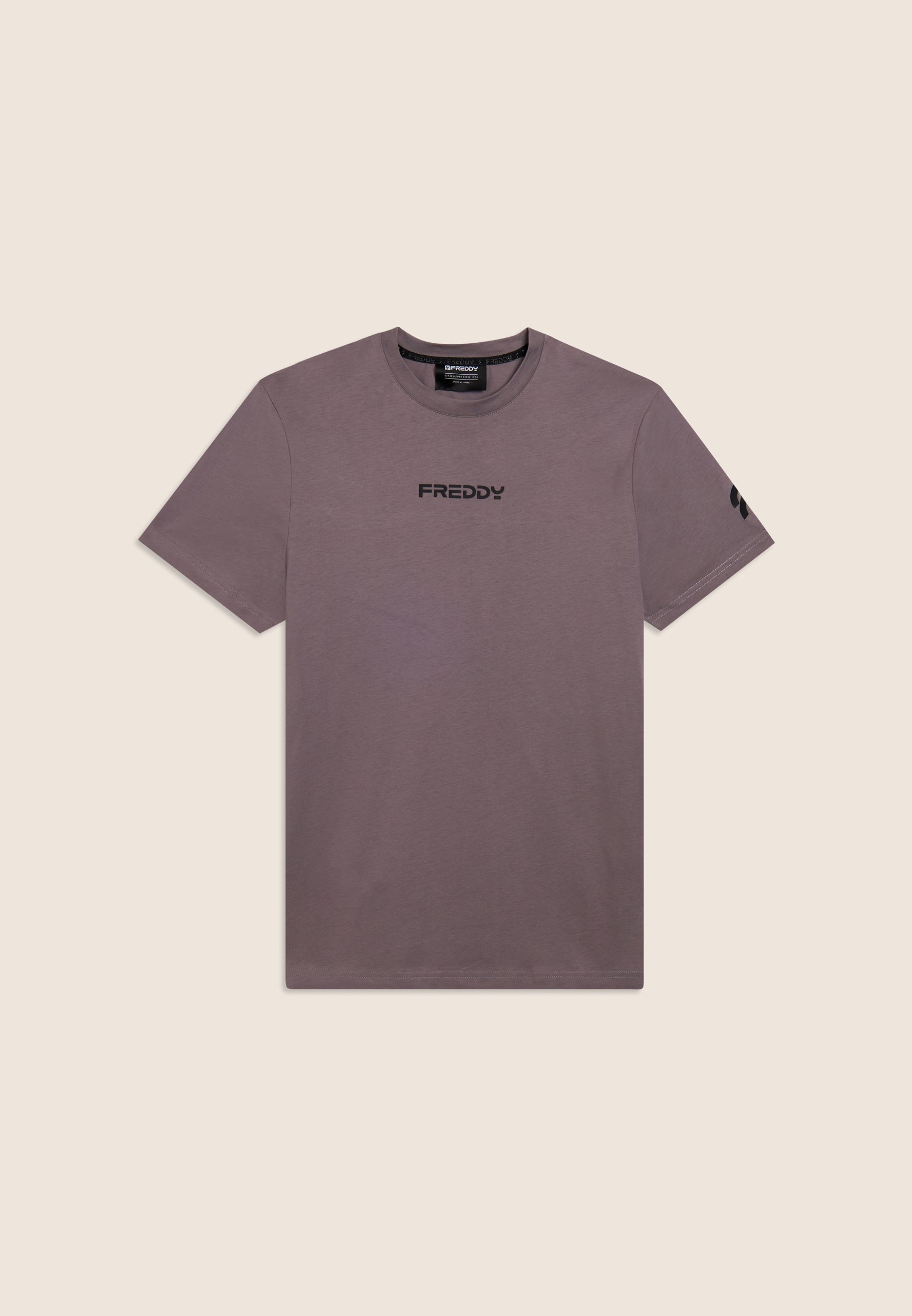 freddy-t-shirt-uomo-in-cotone-con-logo-minimal image 4