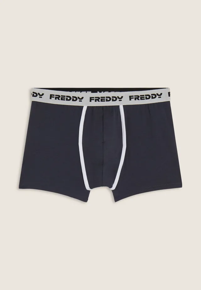 freddy-boxer-uomo-aderenti-gamba-corta-elastico-jacquard-logo image 1