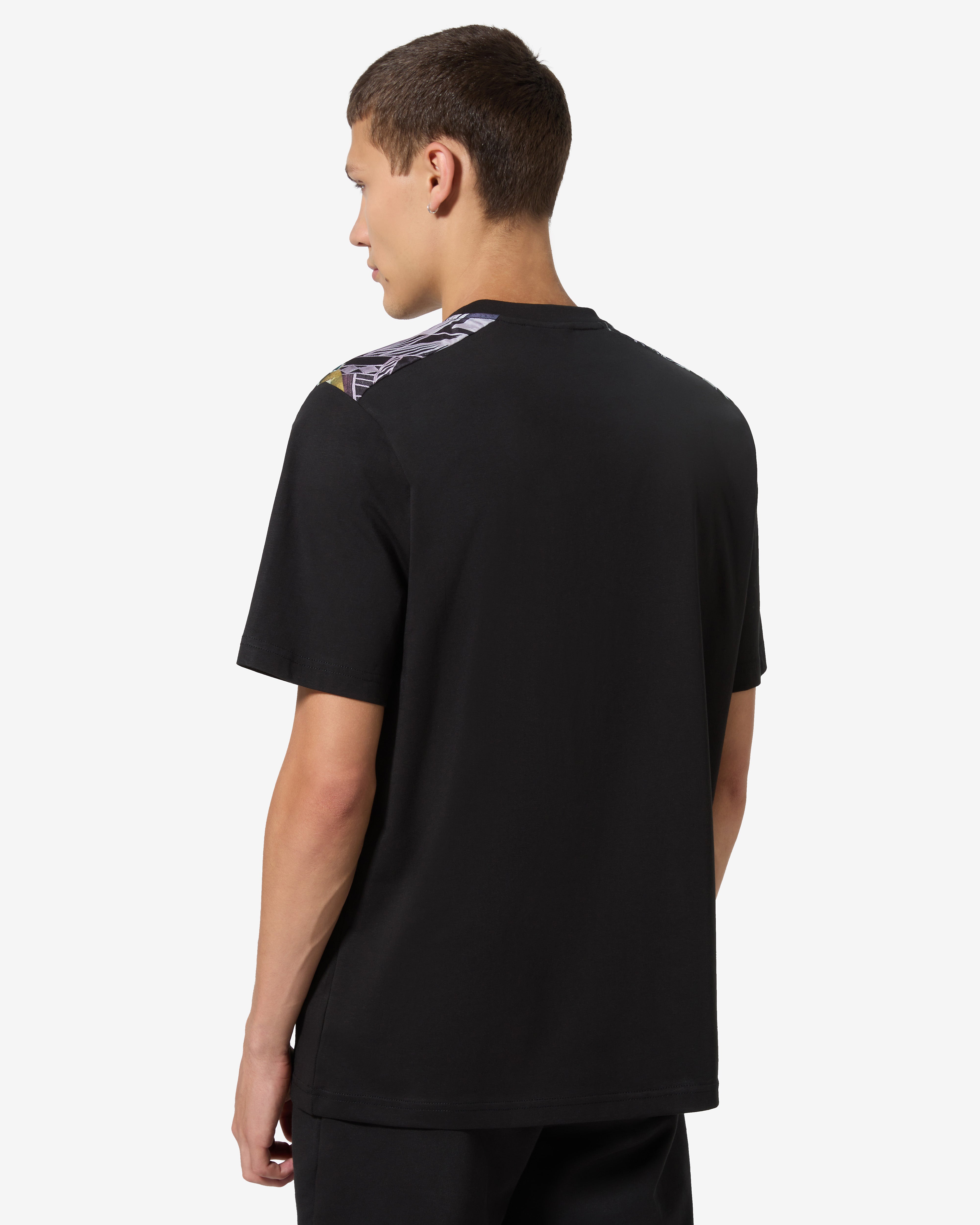 australian-goldie-insert-t-shirt-cotone-nero-made-in-italy image 3