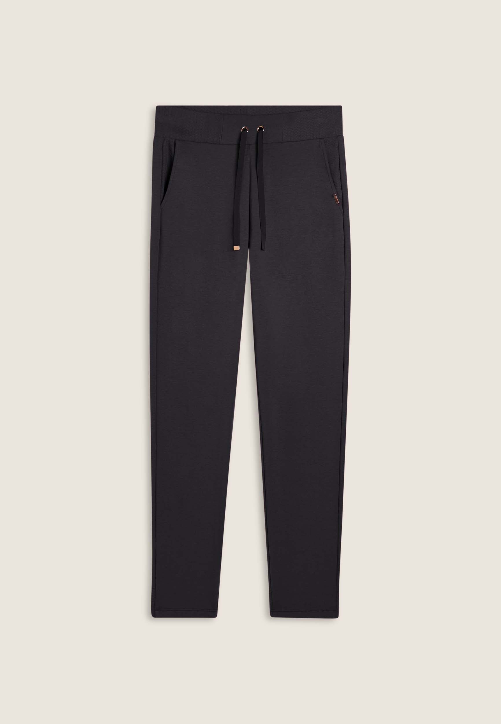 freddy-pantaloni-donna-regular-in-felpa-modal-con-micro-trecce image 8