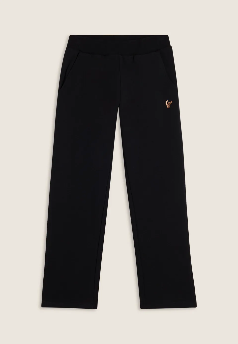 freddy-pantaloni-sportivi-bambina-a-gamba-ampia-in-cotone-elasticizzato image 1