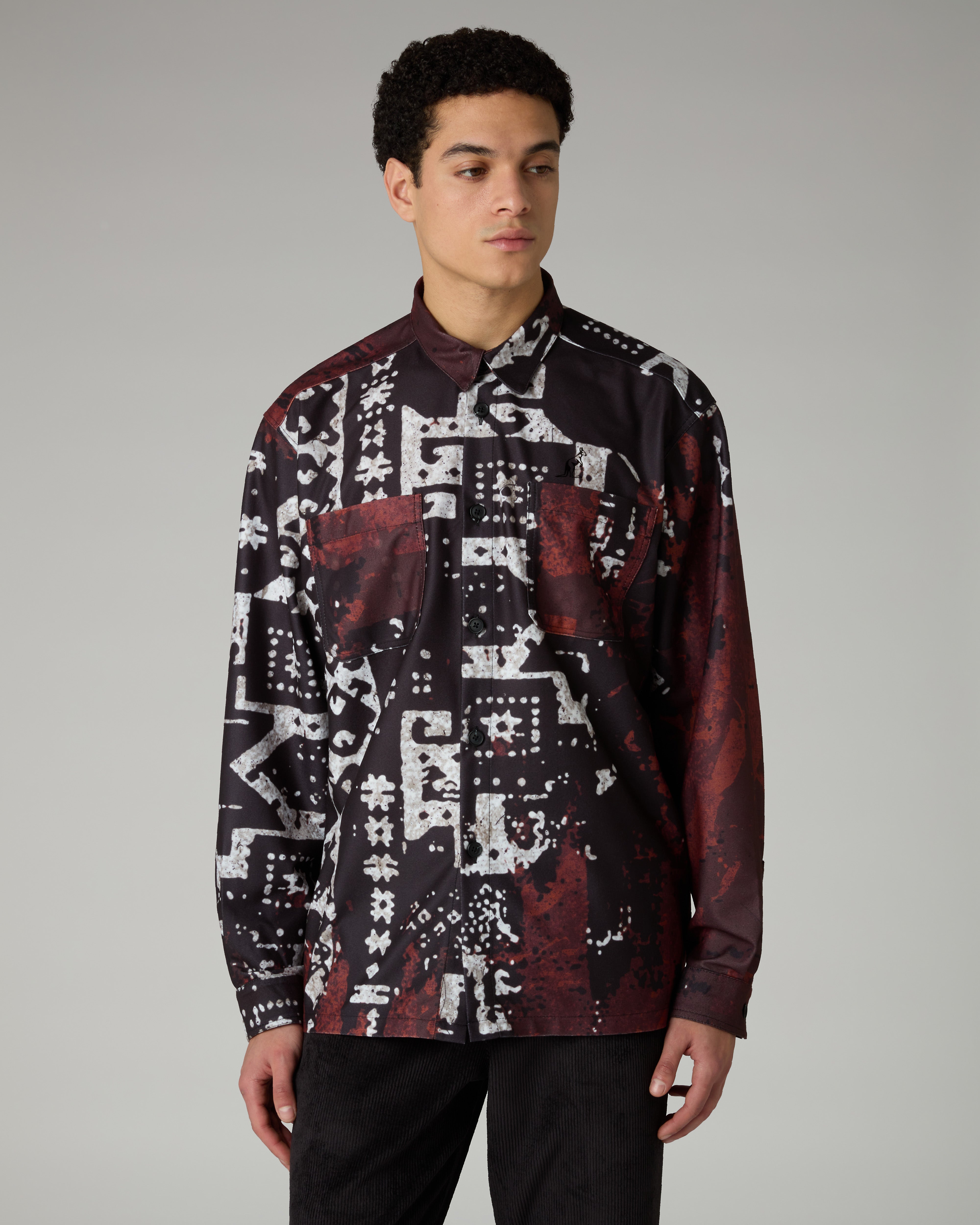 australian-arak-printed-shirt-camicia-over-sabrinda-heritage image 1