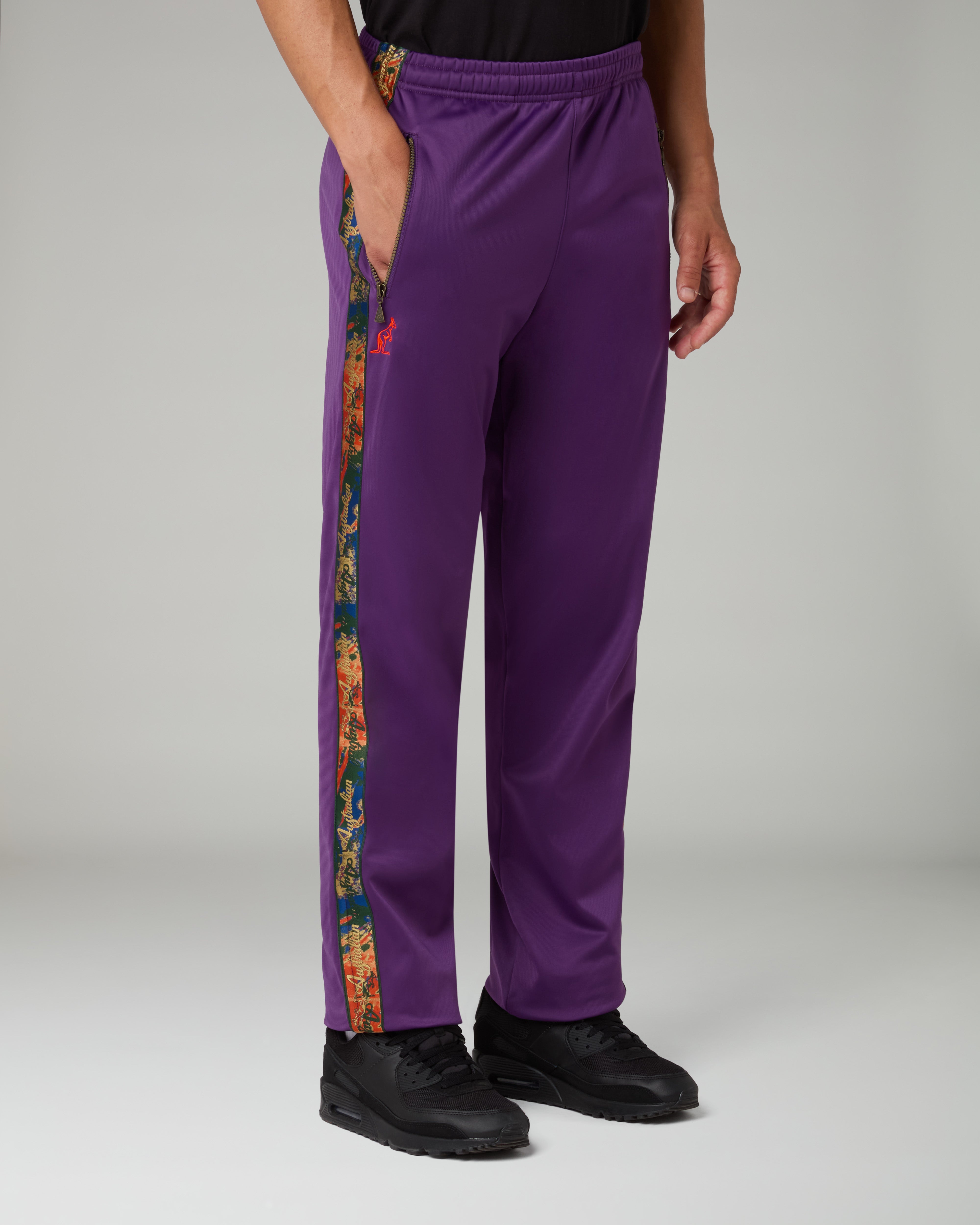 australian-nebula-tape-track-pant-pantaloni-in-acetato-con-zip-made-in-italy image 1