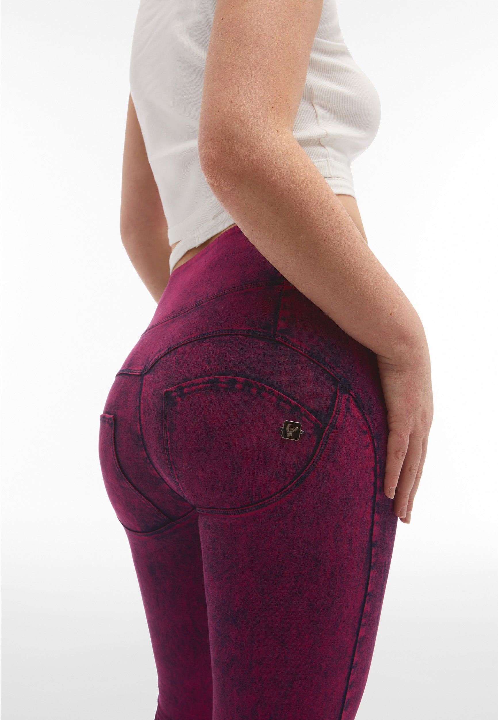 freddy-jeggings-push-up-wr-up-vita-alta-effetto-marble-superskinny image 5