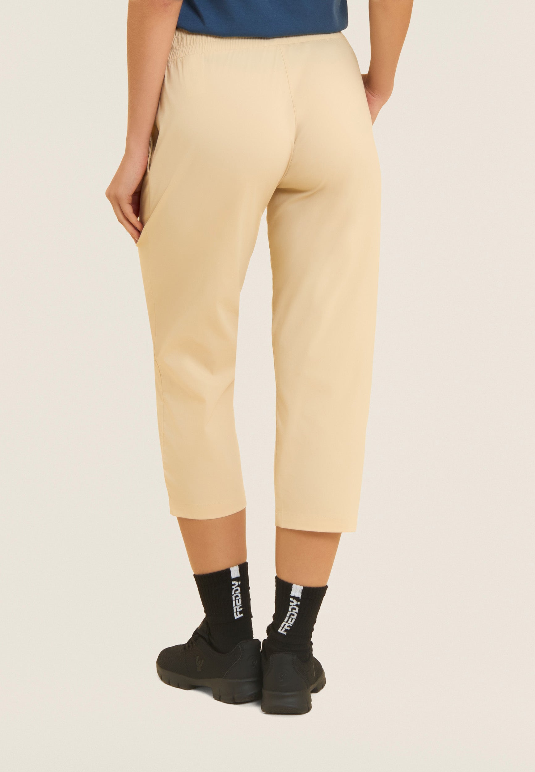 freddy-pantaloni-cropped-regular-in-popeline-elasticizzato image 3