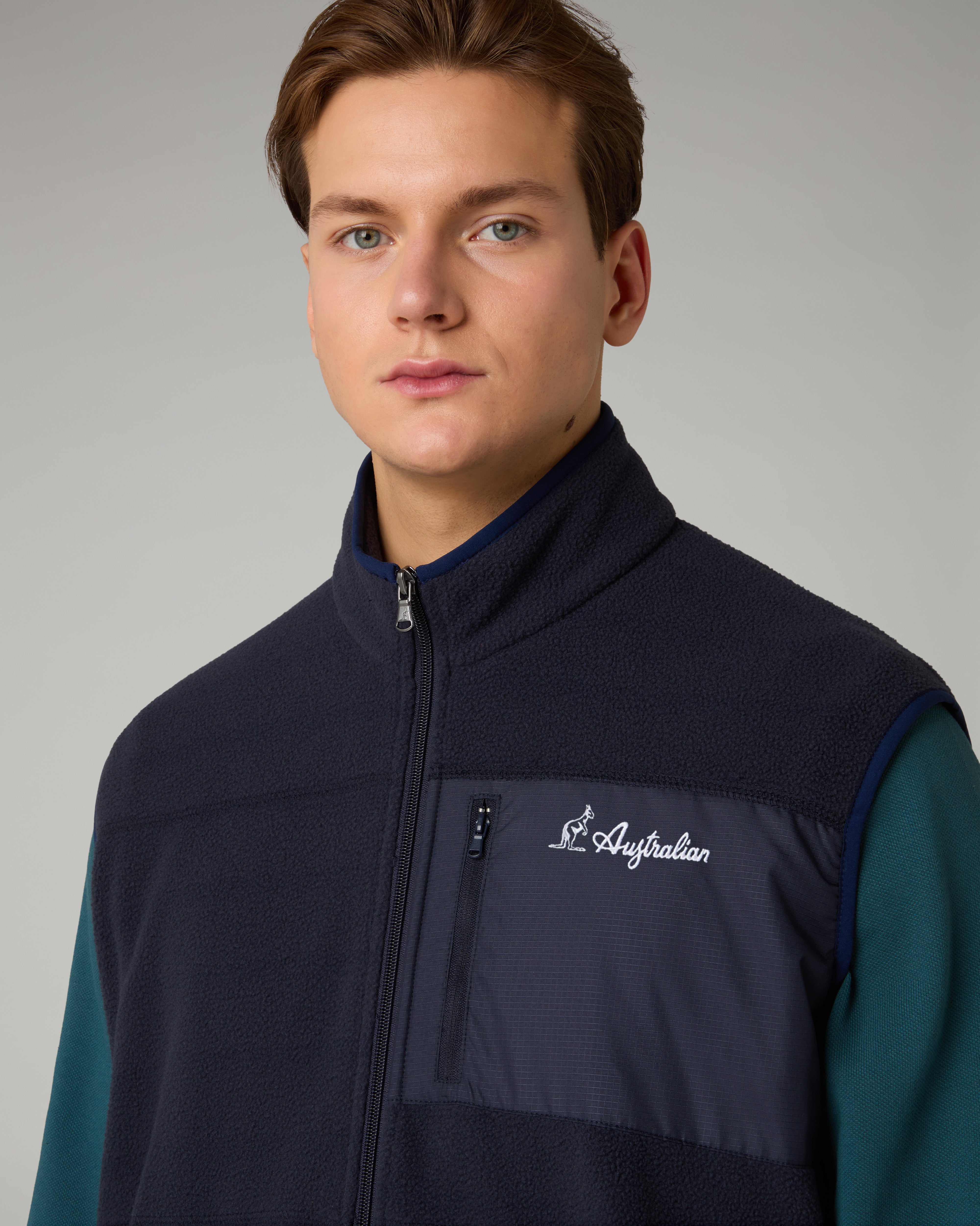 australian-color-block-gilet-pile-sm-n-icato-eclipse-blue image 5