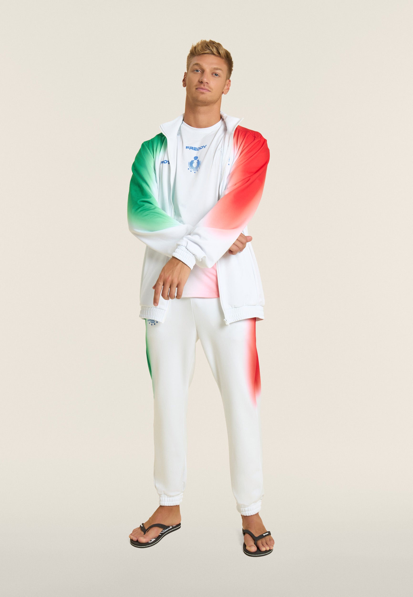 freddy-felpa-uomo-beach-volley-nazionale-italia-2025-26-full-zip image 2