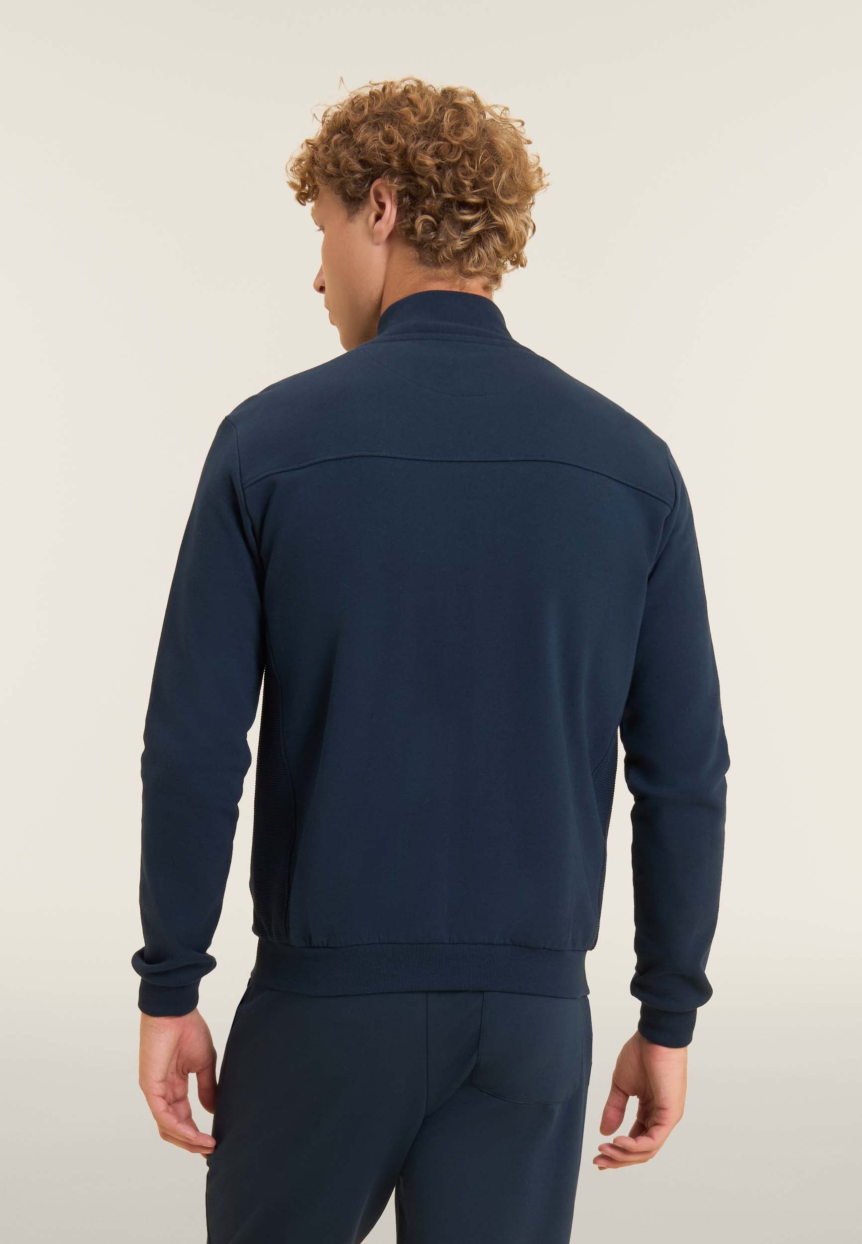 freddy-felpa-uomo-con-zip-100-cotone-inserti-rigati image 3