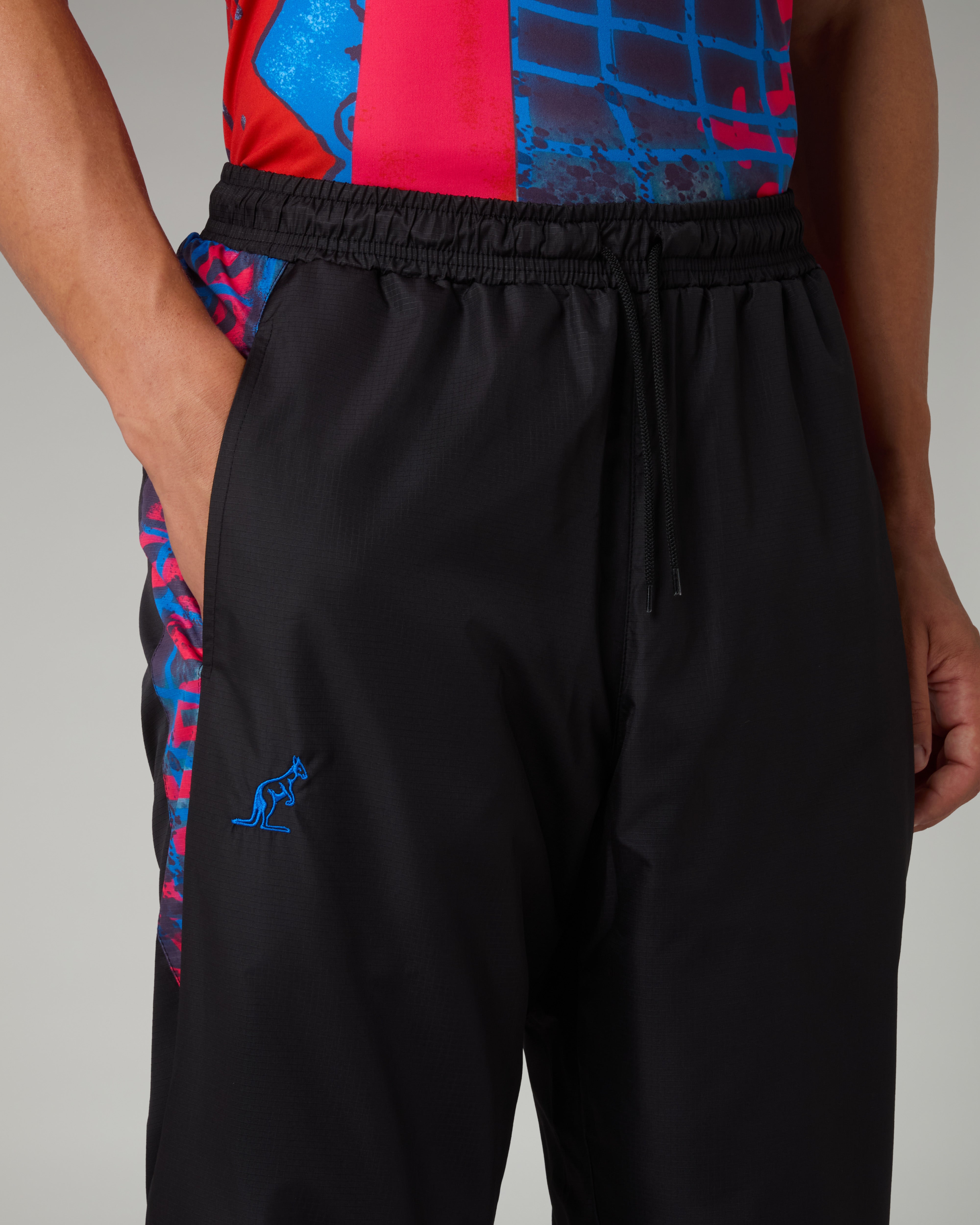 australian-randall-v-track-pant-pantalone-tuta-nero image 4