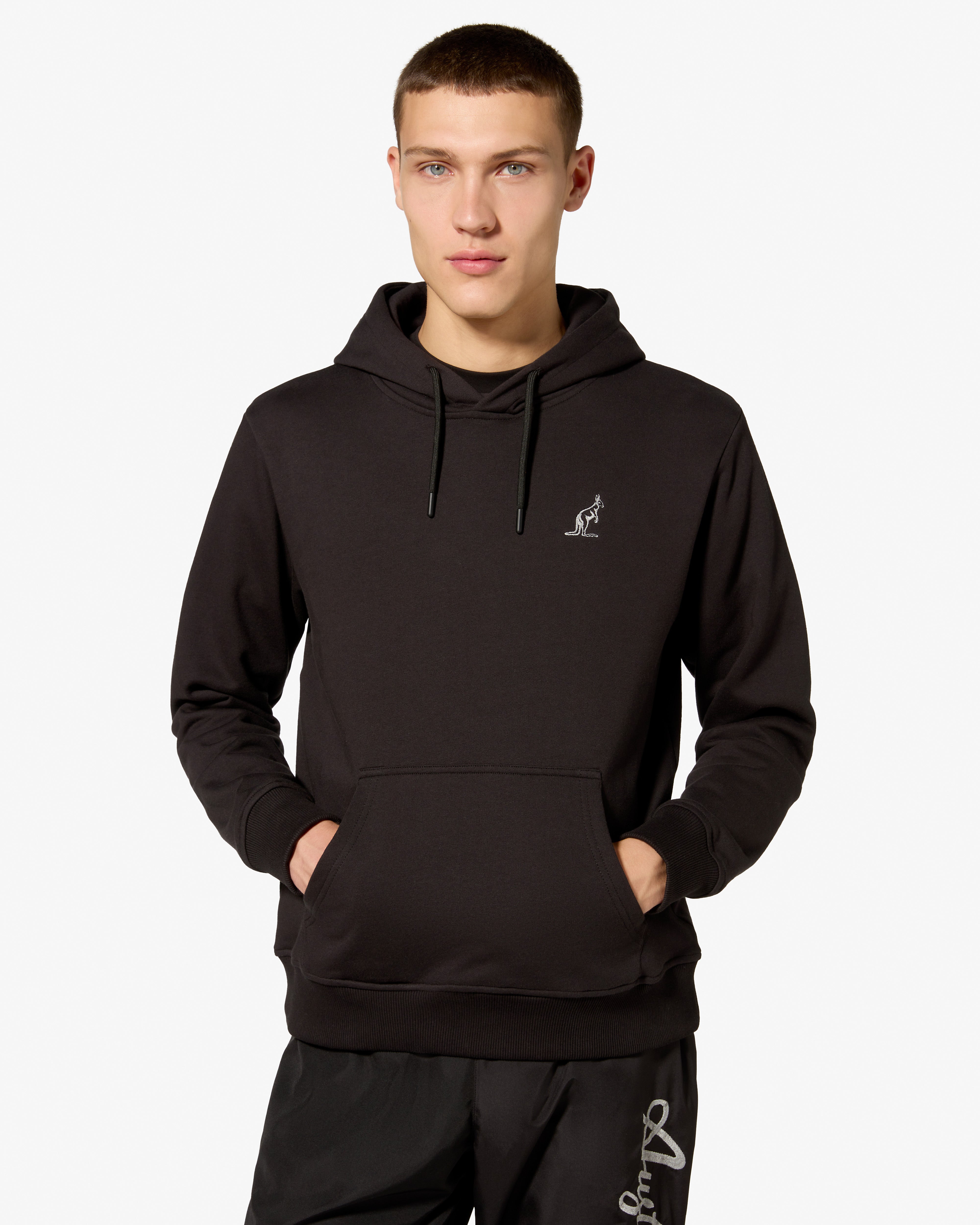 australian-reflective-logo-hoodie-felpa-con-cappuccio-nero image 3