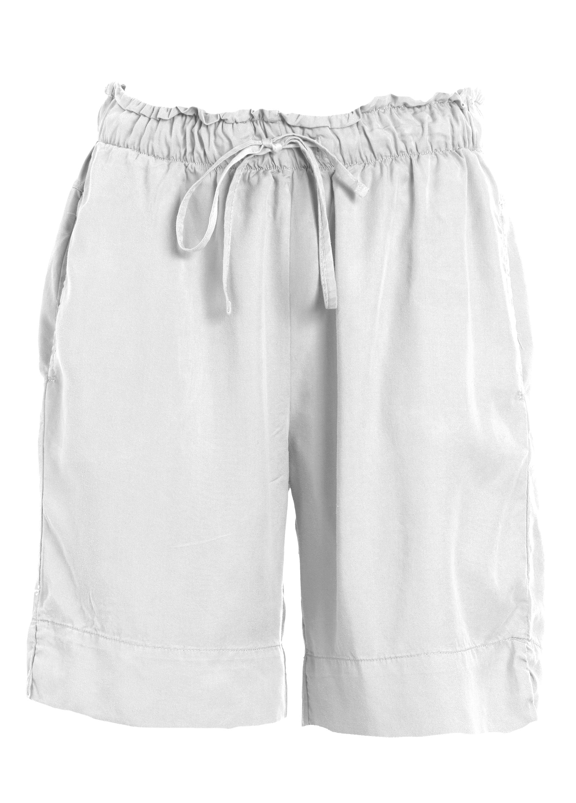 deha-a00637-shorts-in-viscosa-crepe-bianco image 5