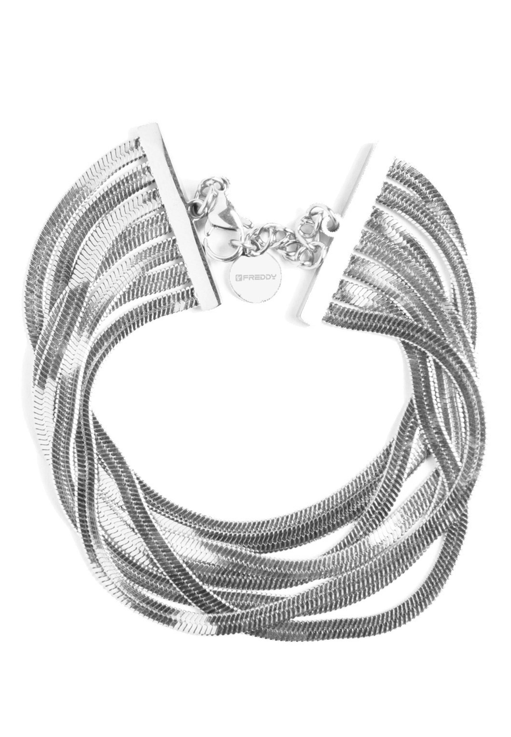freddy-bracciale-multi-filo-in-acciaio-silver-catena-serpente image 3