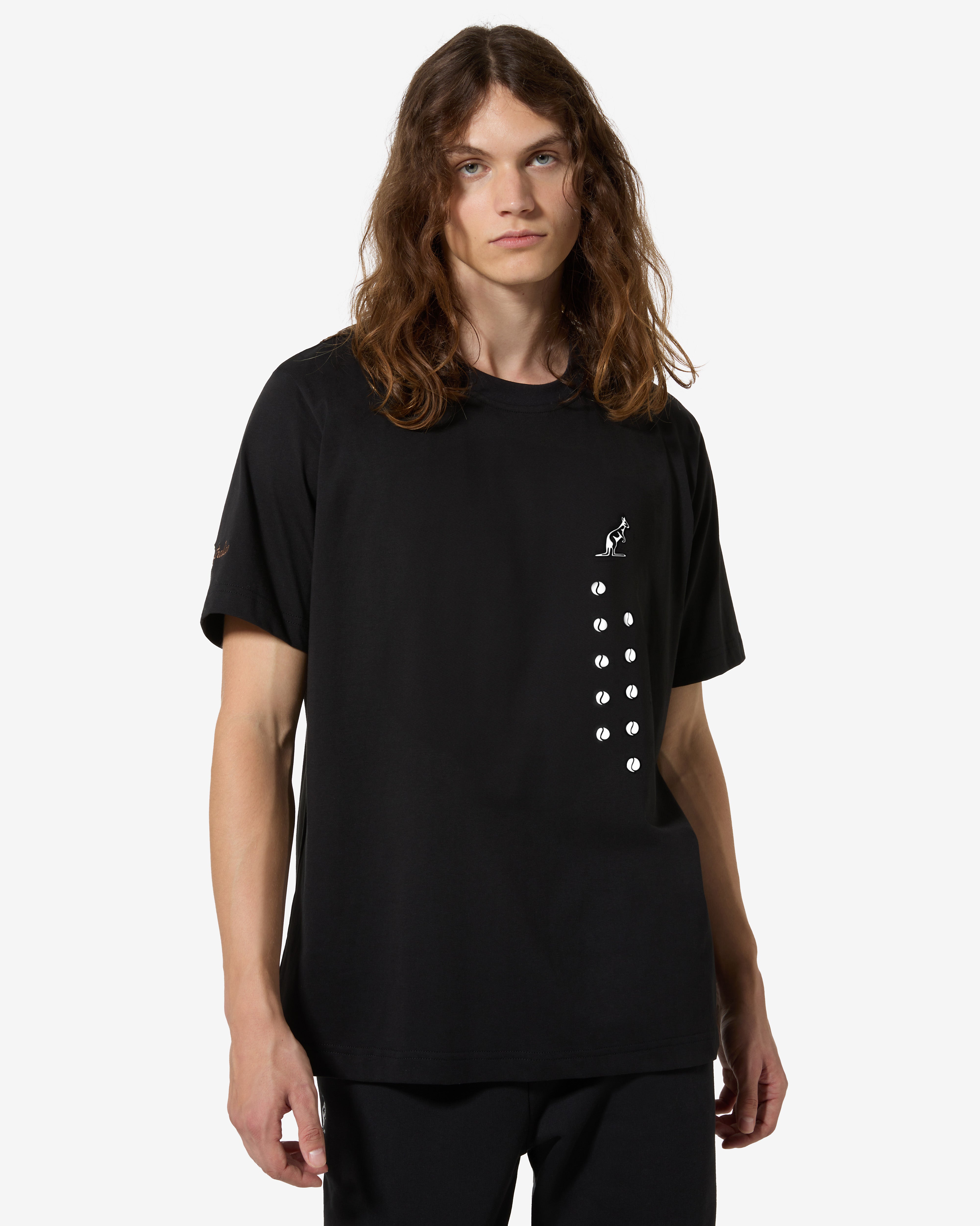 australian-pinkangoo-t-shirt-in-cotone-nero image 4
