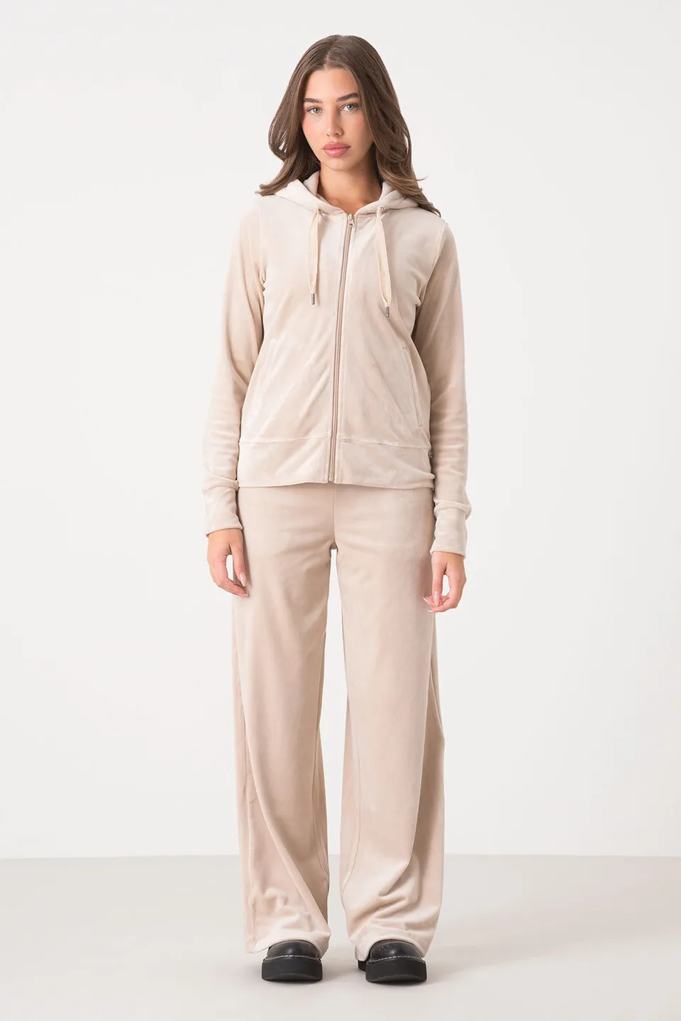 dimensione-danza-felpa-cappuccio-full-zip-in-ciniglia image 1